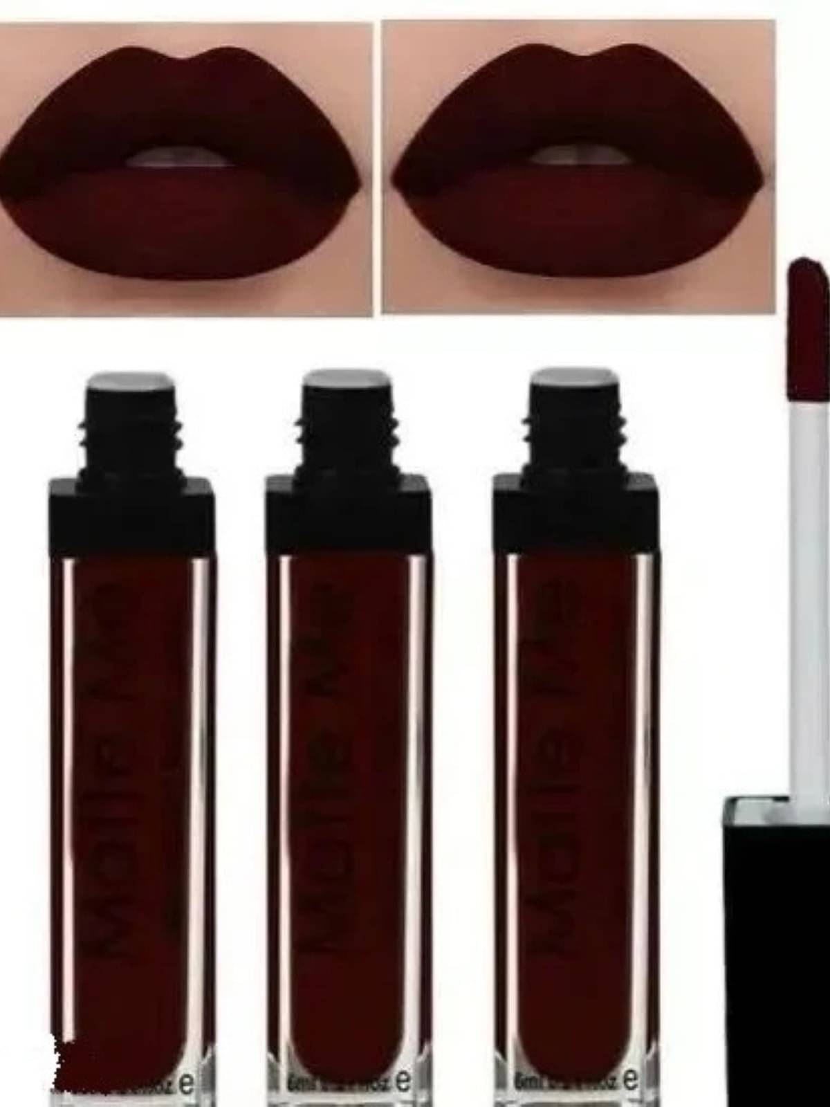     			Yelgo Maroon Matte Long Lasting Liquid Lipstick ( Pack of 3 )
