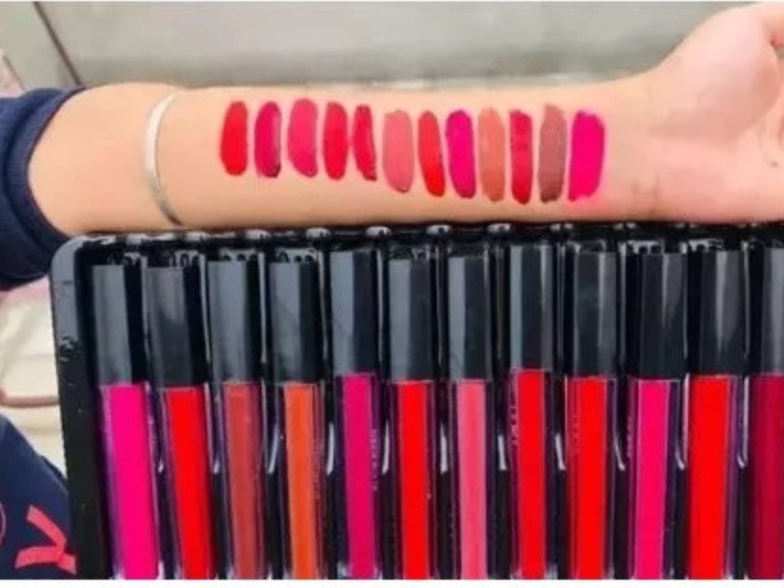     			Yelgo Multi Matte Long Lasting Liquid Lipstick ( Pack of 12 )