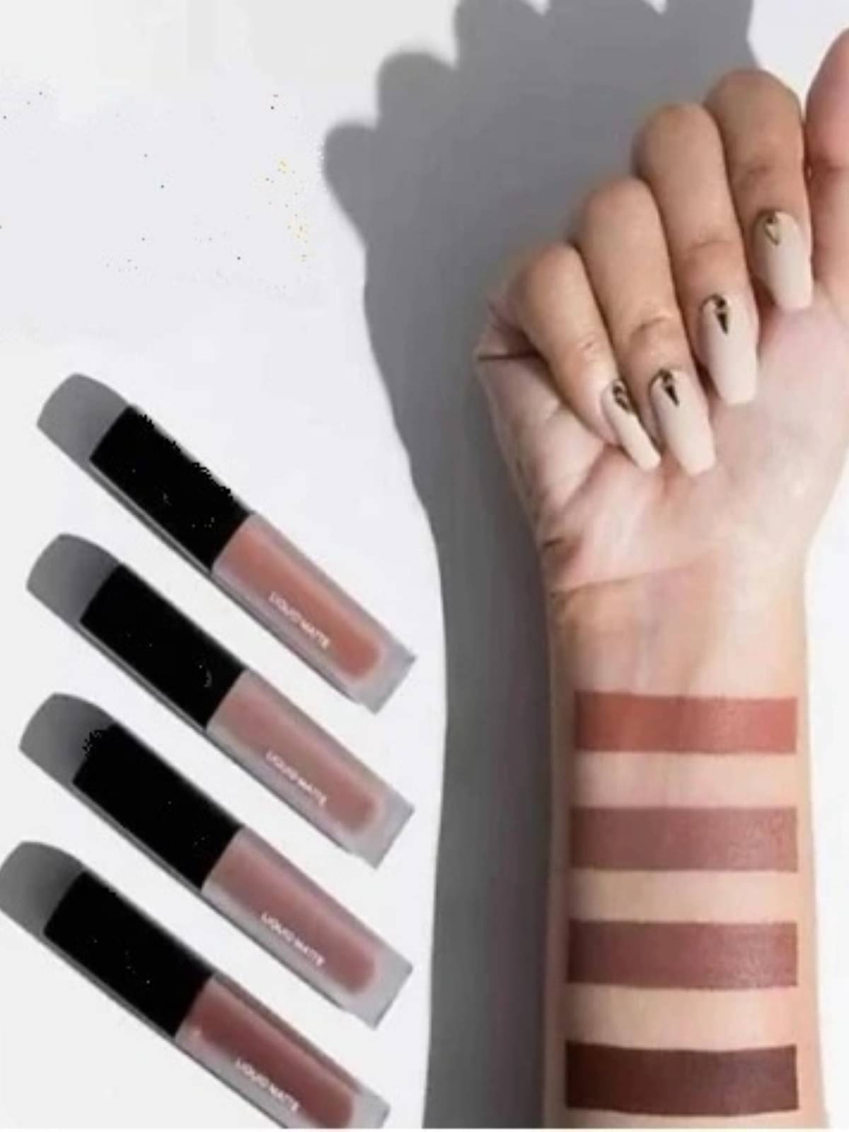     			Yelgo Multi Matte Long Lasting Liquid Lipstick ( Pack of 4 )