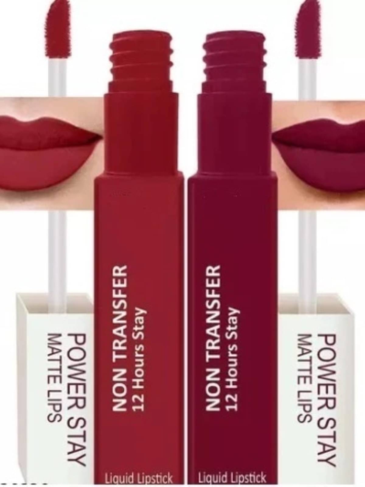     			Yelgo Red Matte Long Lasting Liquid Lipstick ( Pack of 2 )