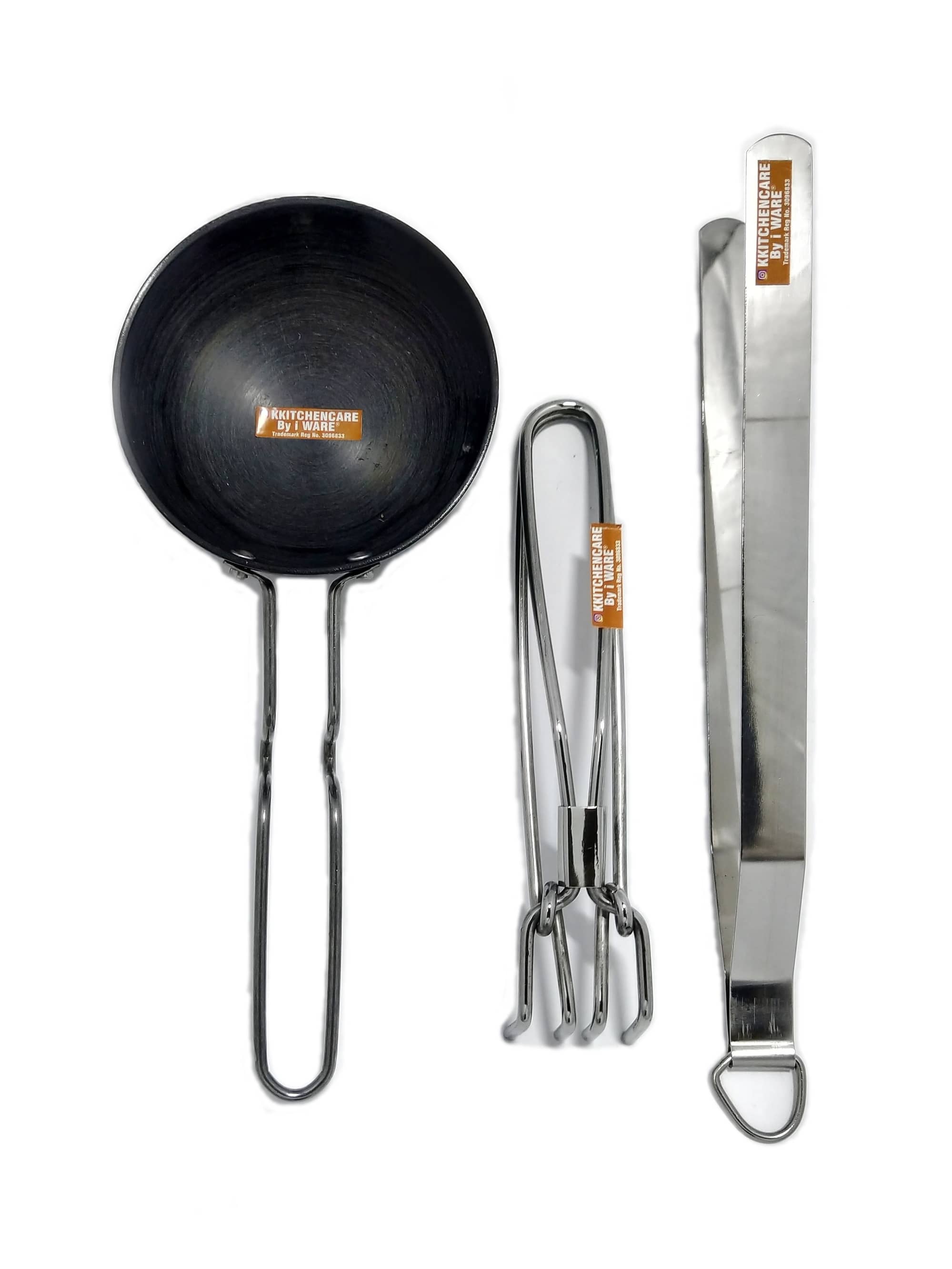 iWARE Hard Anodized Stainless Steel Tadka Pan Heavy Bottom without Lid 12 cm Diameter 0.5 Ltr - Cookware | Buy online on ZillyBuy