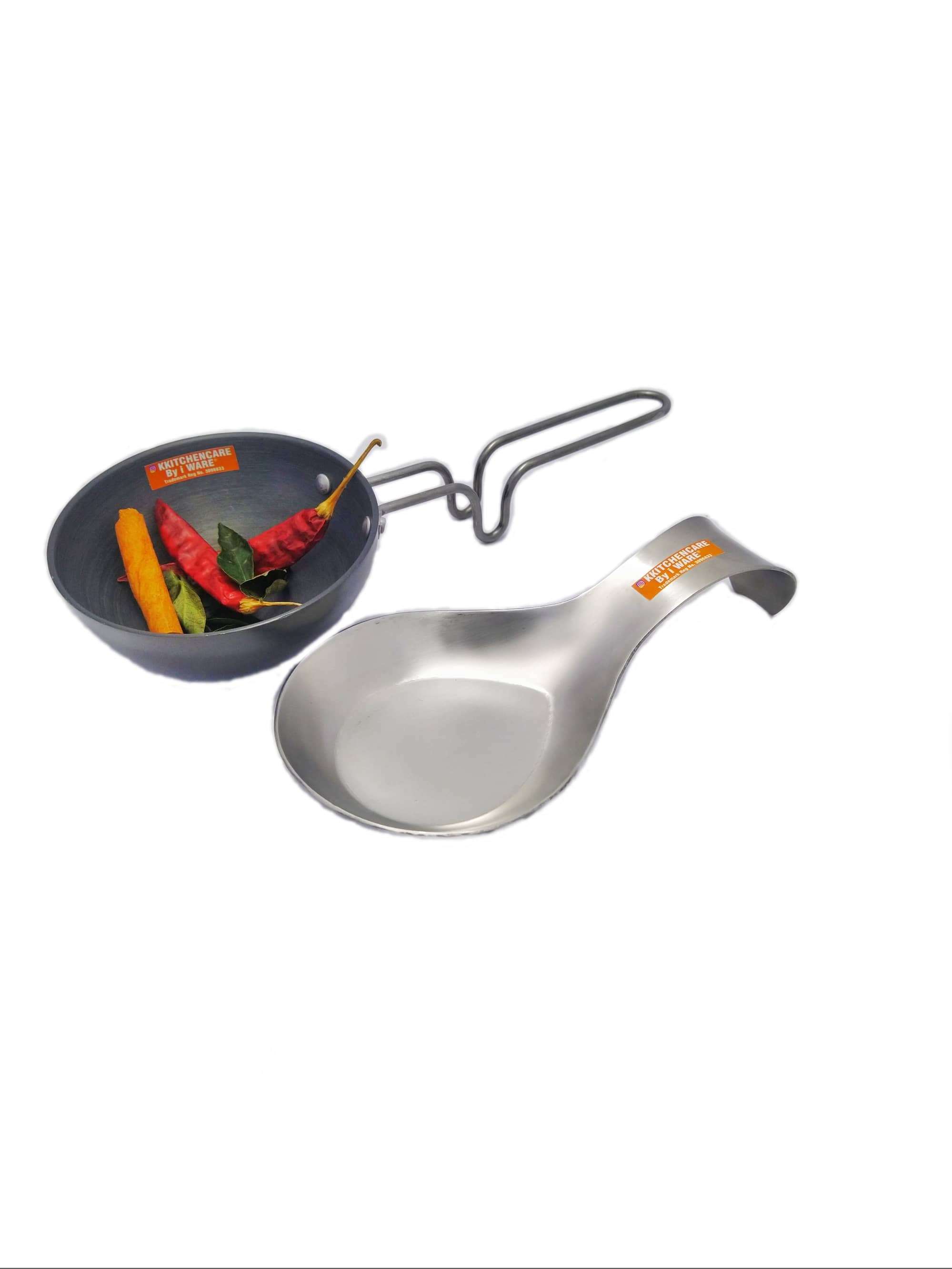 iWARE Hard Anodized Stainless Steel Tadka Pan Heavy Bottom without Lid 12 cm Diameter 0.5 Ltr - Cookware | Buy online on ZillyBuy