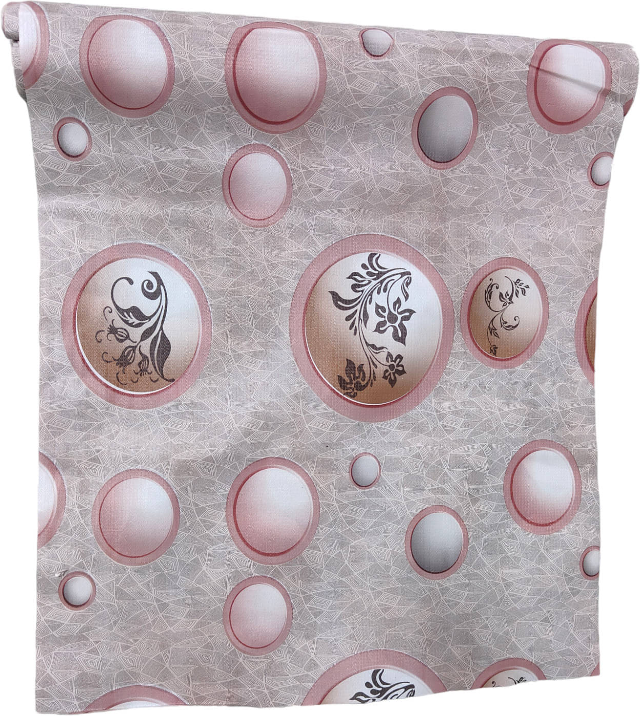 mopak decor Polyester Abstract Fridge Mat & Cover ( 500 45 ) Pack of 1 - Brown     			mopak decor Polyester Abstract Fridge Mat & Cover ( 500 45 ) Pack of 1 - Brown