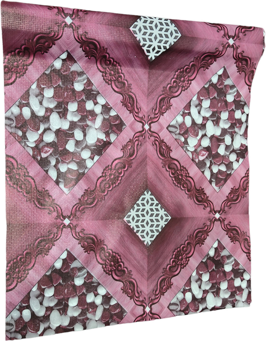 mopak decor Polyester Ethnic Fridge Mat & Cover ( 500 45 ) Pack of 1 - Purple     			mopak decor Polyester Ethnic Fridge Mat & Cover ( 500 45 ) Pack of 1 - Purple