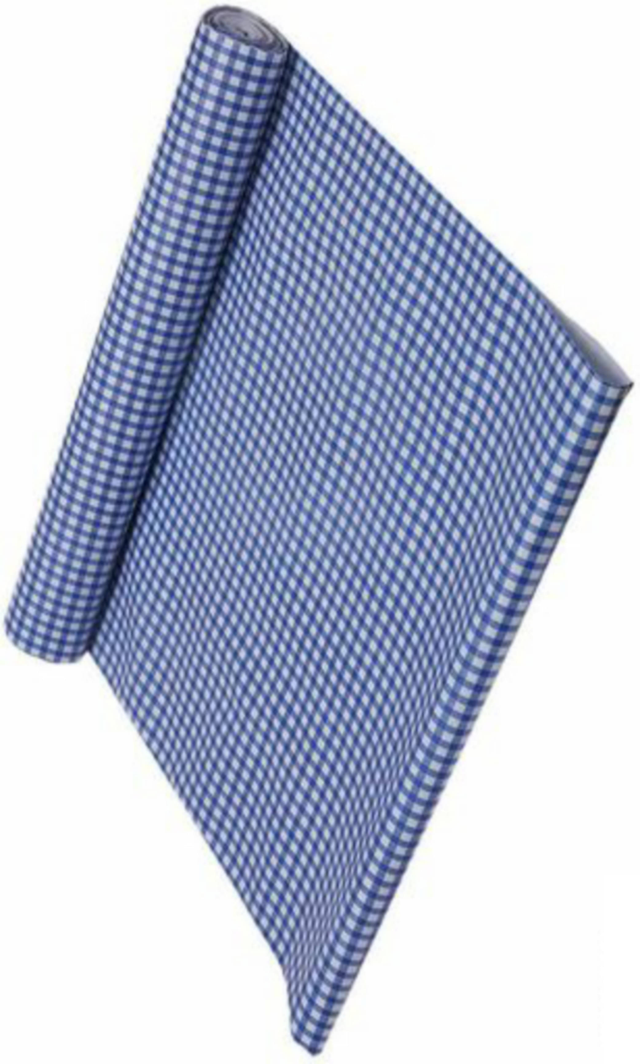 mopak decor Polyester Small Checks Fridge Mat & Cover ( 500 45 ) Pack of 1 - Blue mopak decor Polyester Small Checks Fridge Mat & Cover ( 500 45 ) Pack of 1 - Blue