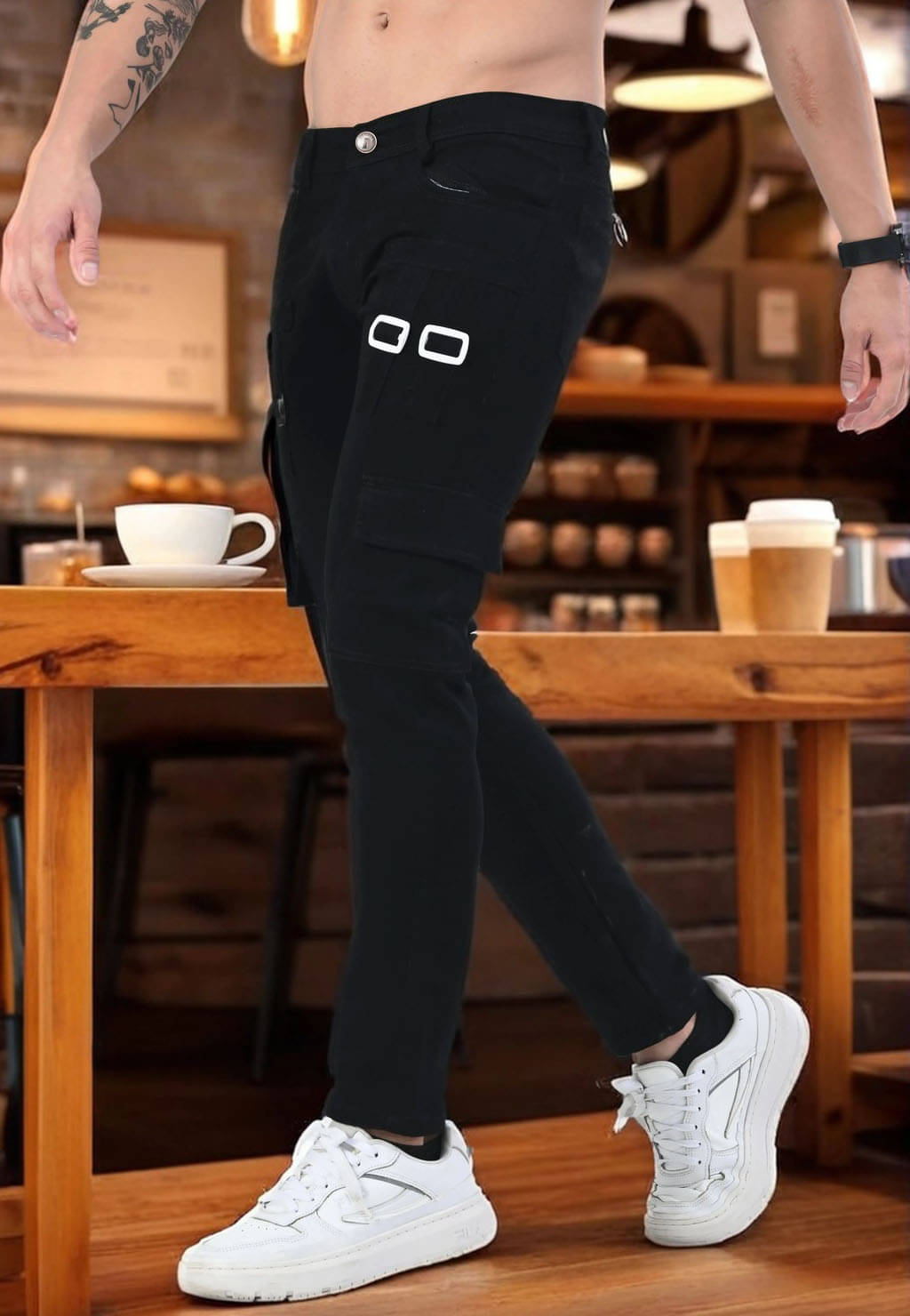 styhub Slim Fit Clean Look Men's Jeans - Black ( Pack of 1 )     			styhub Slim Fit Clean Look Men's Jeans - Black ( Pack of 1 )