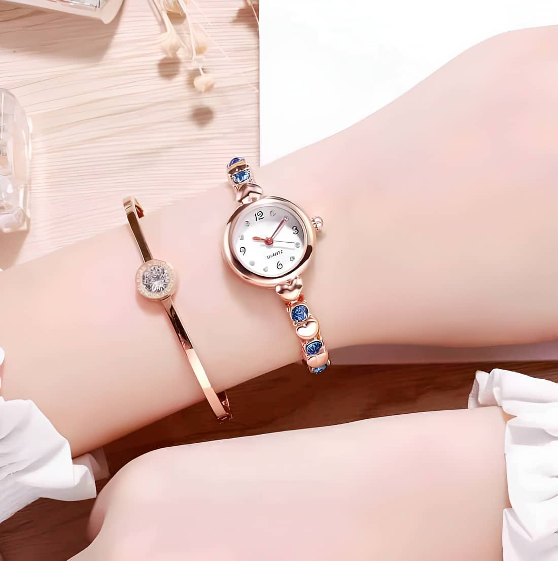 Cosmic White Dial Analog Girls Watch ( Pack of 1 )