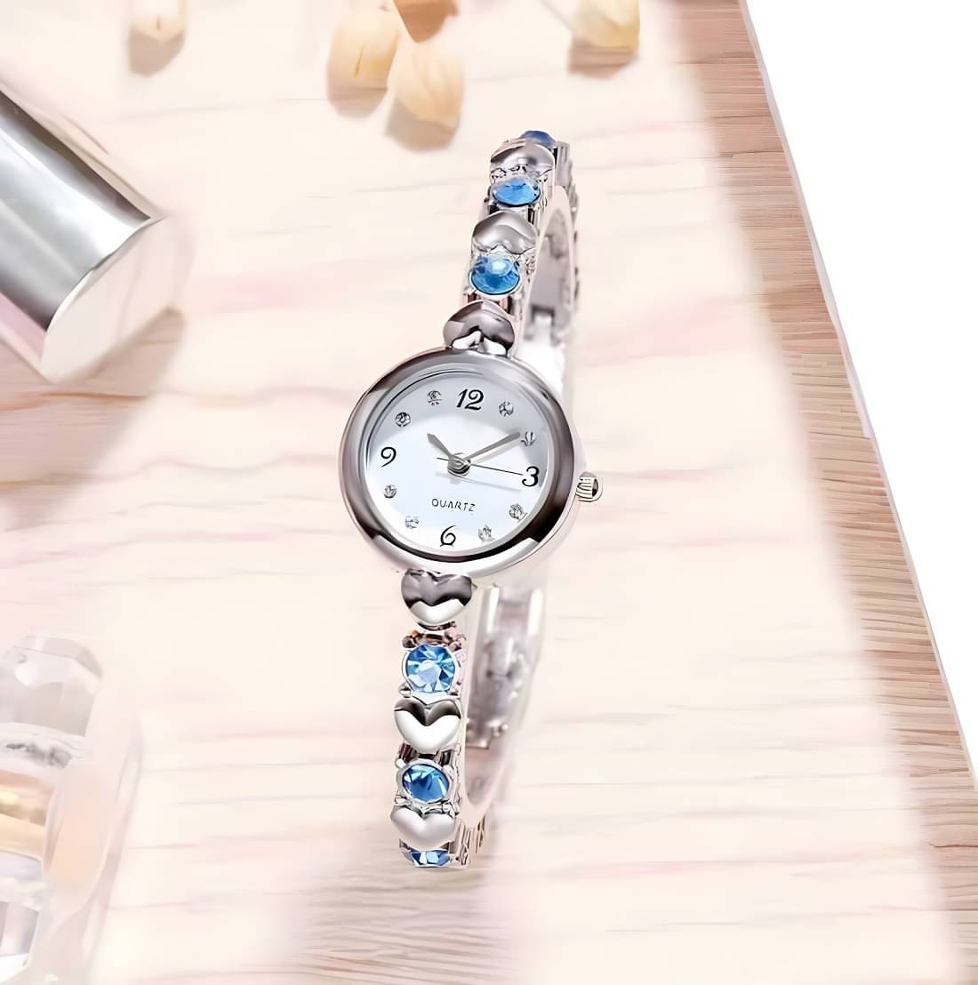     			DECLASSE Silver Metal Analog Womens Watch