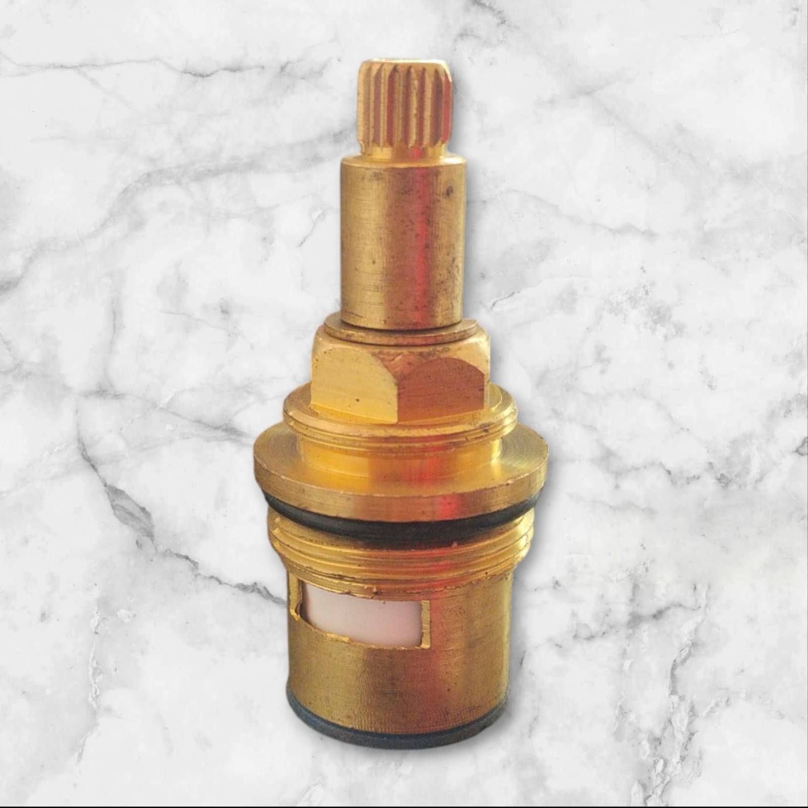 Dikshaware Ceramic Disk Fitting Brass 28 x 1.5 Spindle for Repairing Disc Inner Part Spindle for Taps - Suitable for Jaquar Queen Model (Golden) Dikshaware Ceramic Disk Fitting Brass 28 x 1.5 Spindle for Repairing Disc Inner Part Spindle for Taps - Suitable for Jaquar Queen Model (Golden)