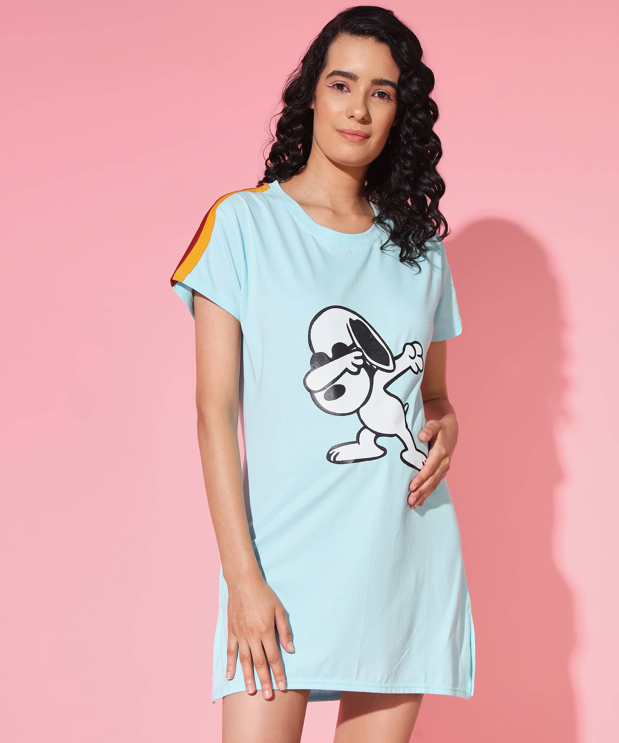GRAND MALBORK Light Blue Cotton Women's Maternity Dress ( Pack of 1 ) GRAND MALBORK Light Blue Cotton Women's Maternity Dress ( Pack of 1 )