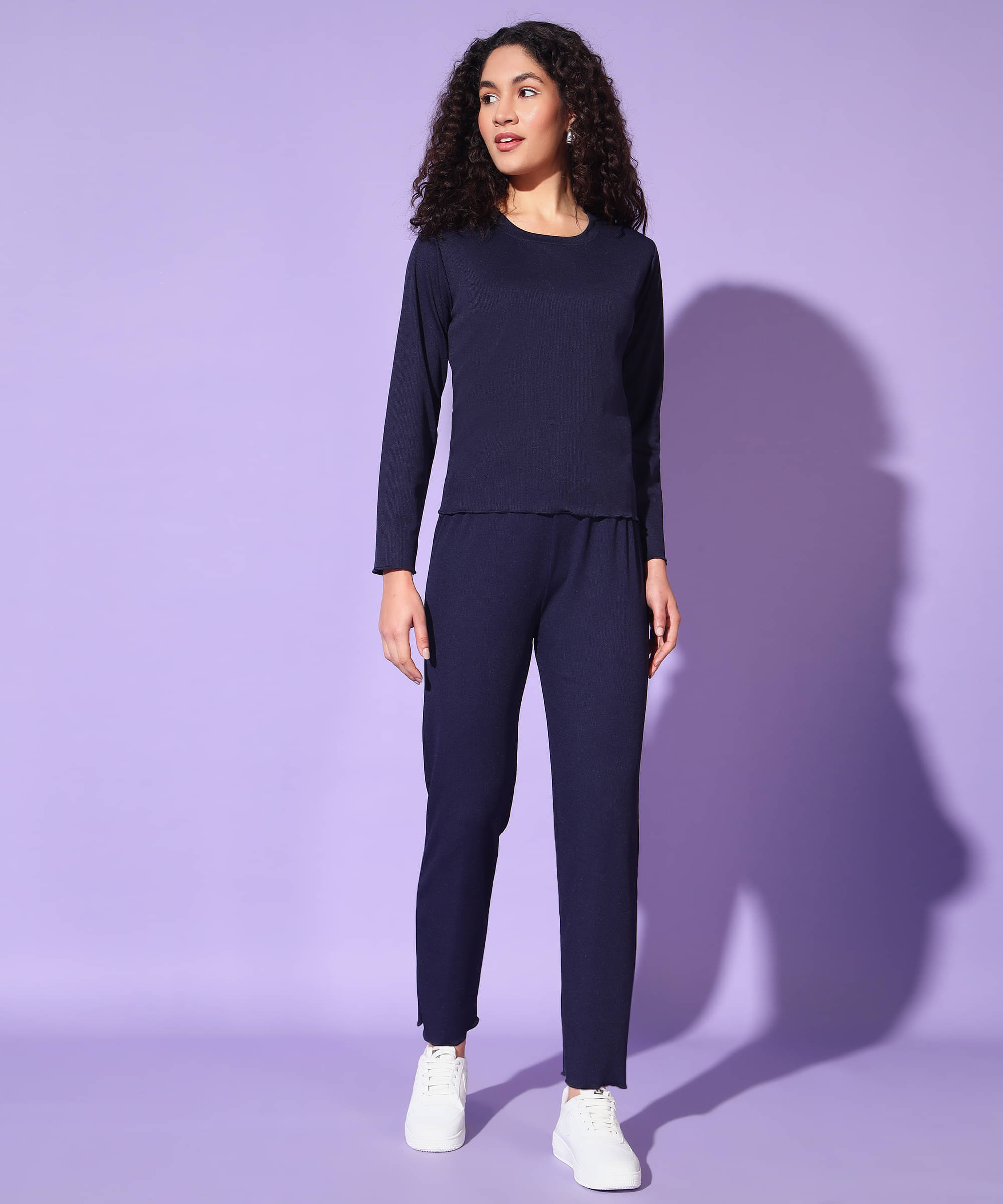     			GRAND MALBORK Navy Polyester Solid Tracksuit - Pack of 1