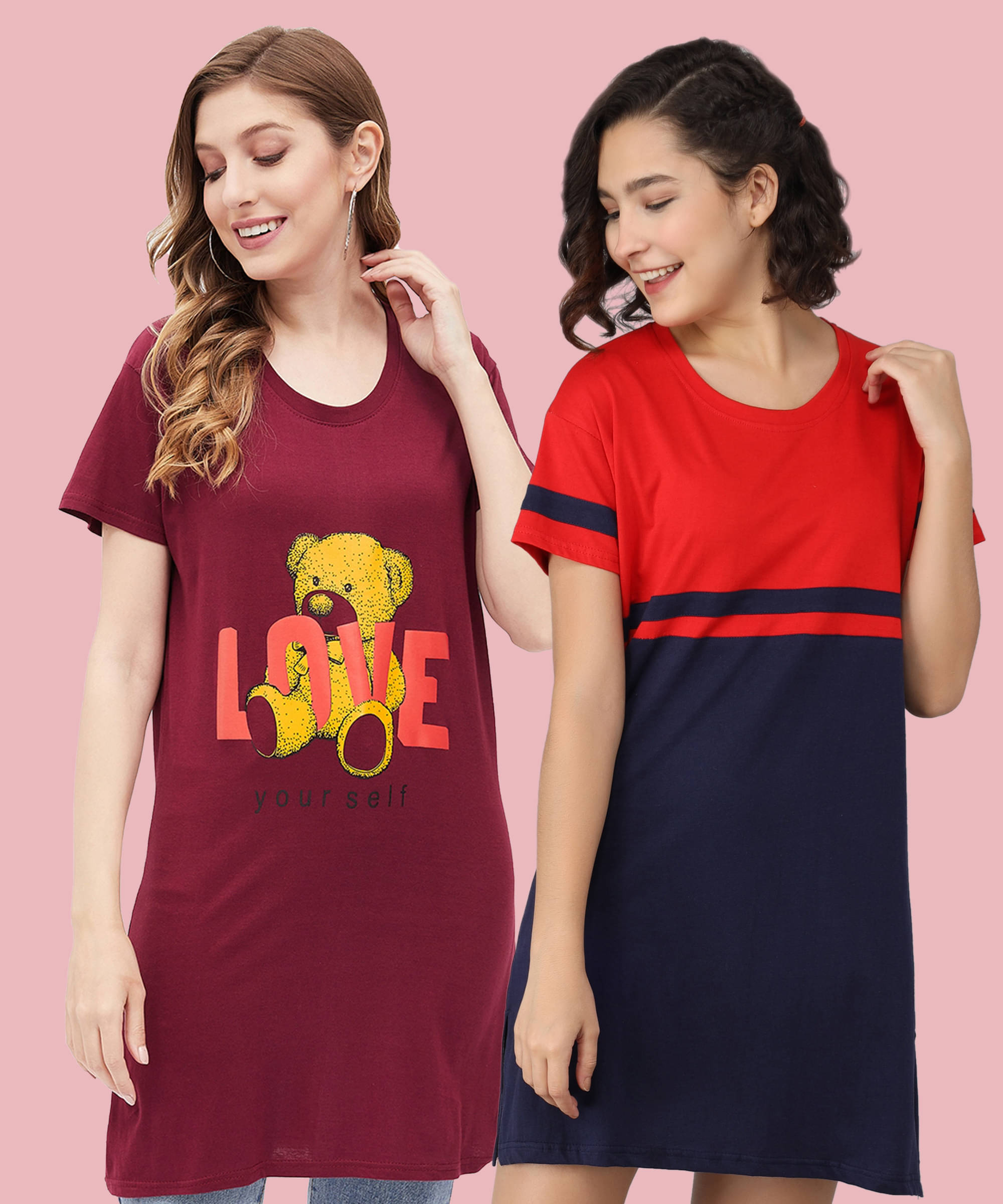     			GRAND MALBORK Women Cotton Printed Regular Fit Round Neck T-Shirt ( Multicolor )