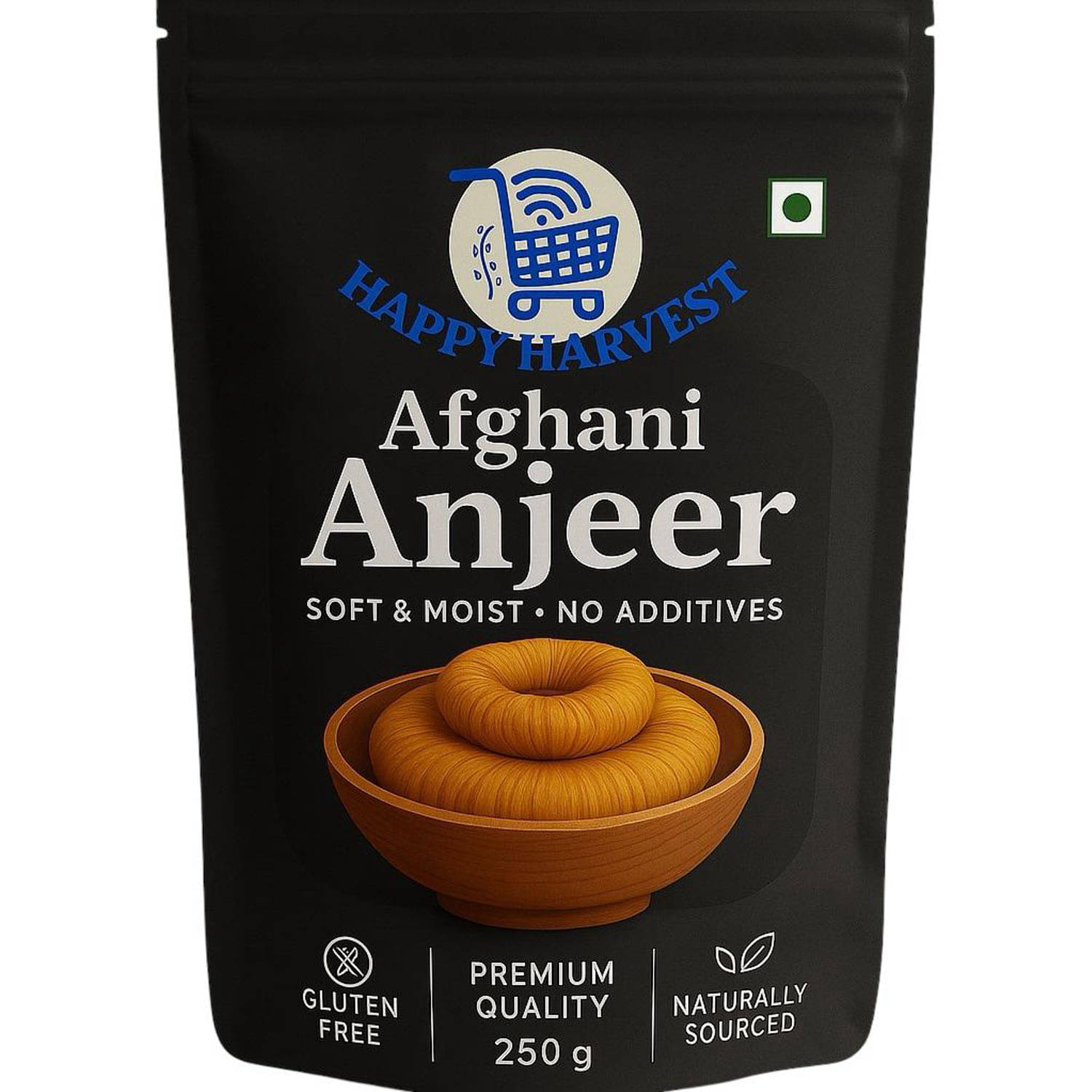     			HAPPY HARVEST Fig (Anjeer) 250 g