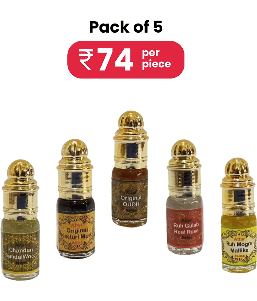 INDRA SUGANDH BHANDAR Attar Pure Ruhani Musk|Kasturi 12ml Rollon Pack