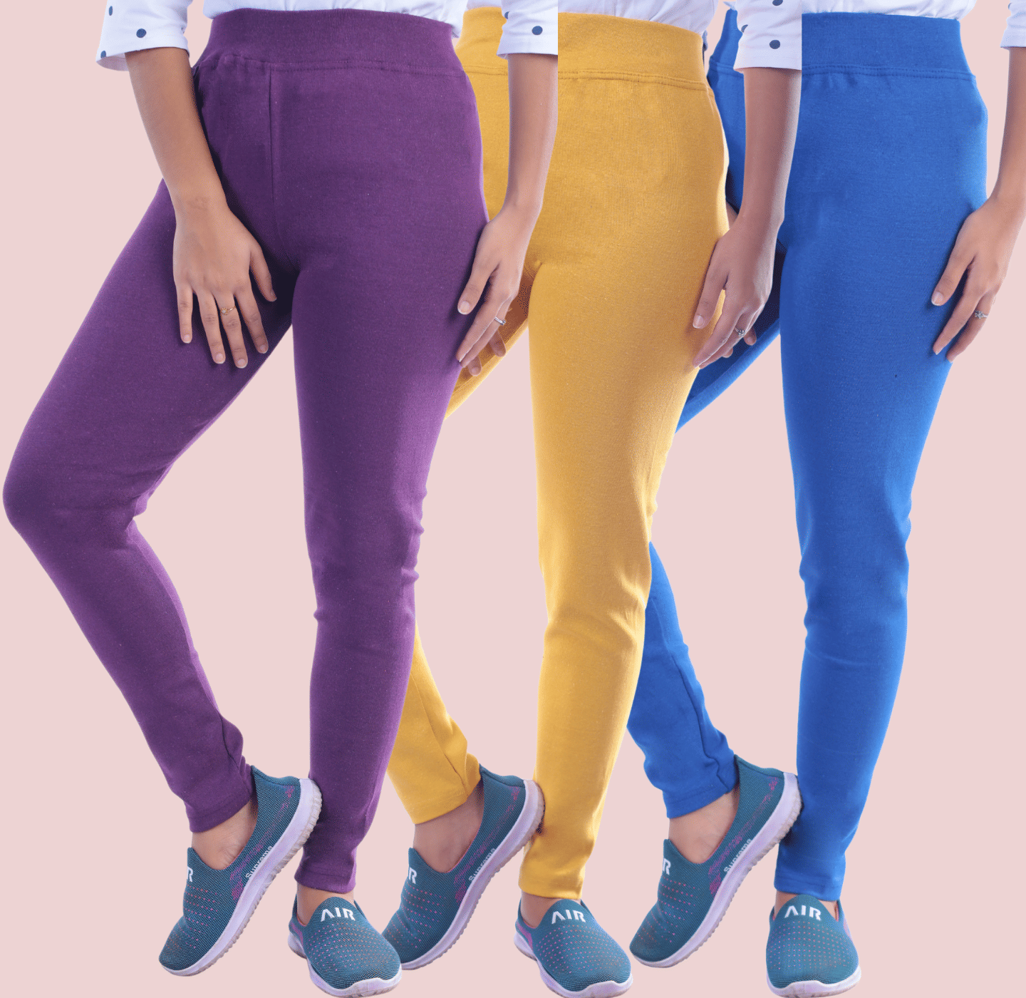     			KARARO JEGGINGS Women Cotton Blend Skinny Fit Jegging