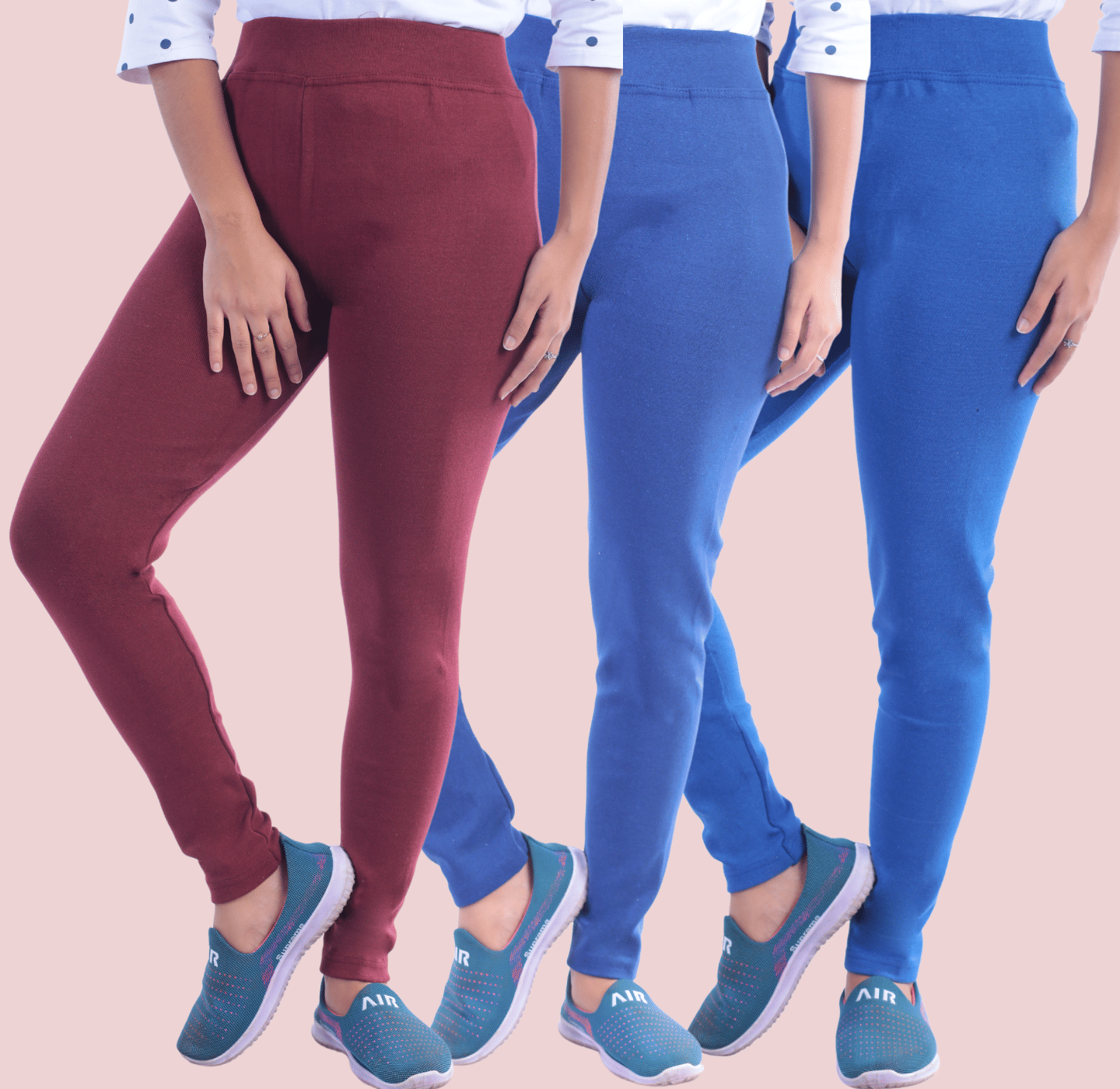     			KARARO JEGGINGS Women Cotton Blend Skinny Fit Jegging