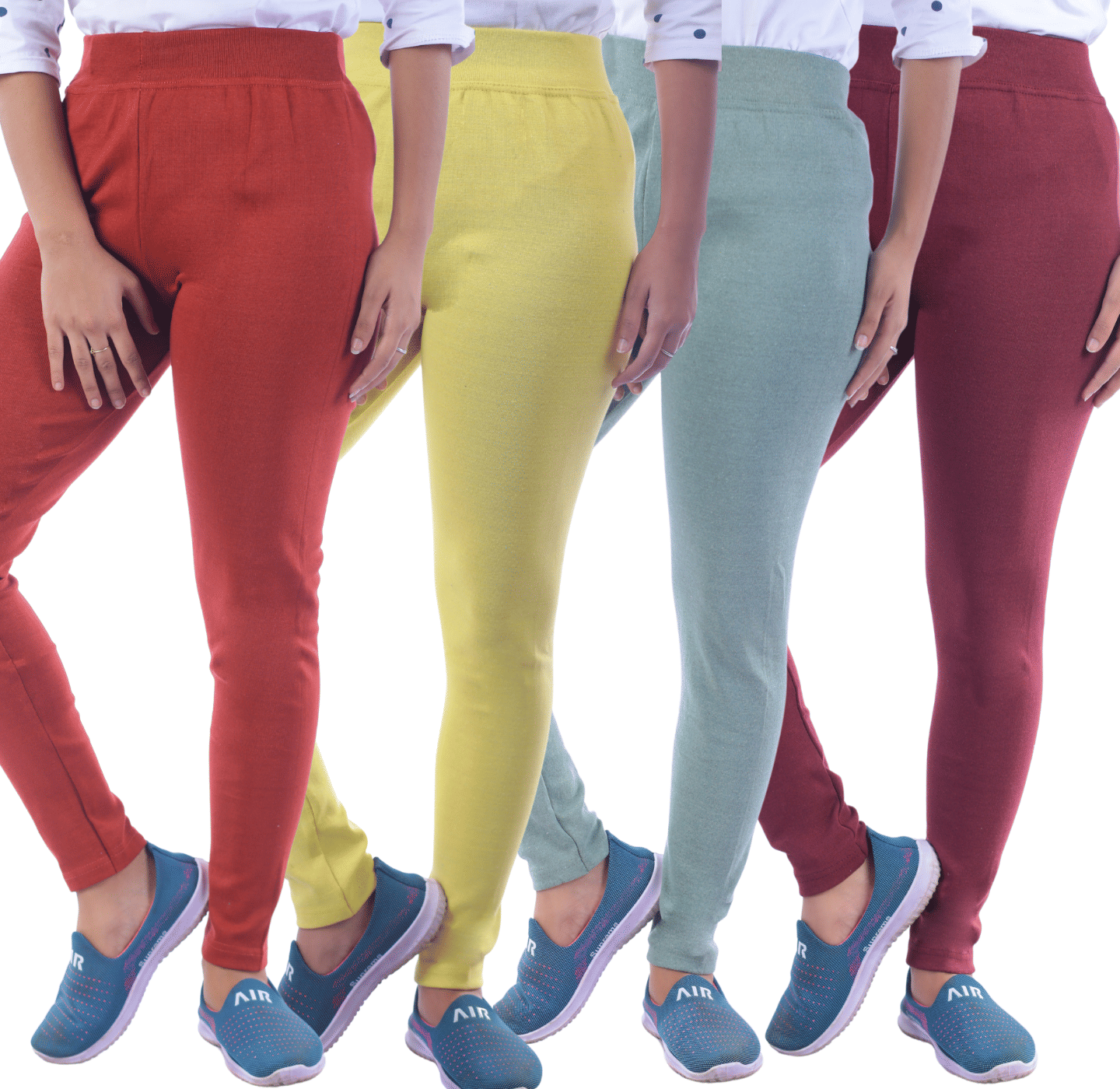     			KARARO Women Cotton Blend Skinny Fit Jegging