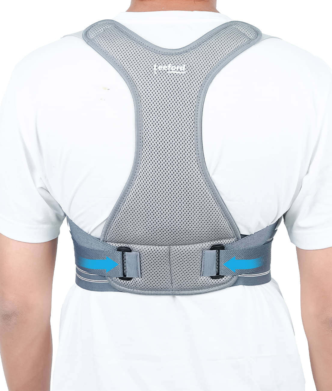     			Leeford Posture Corrector Belt _ Unisex Back Support Brace for Spinal Alignment | Size L