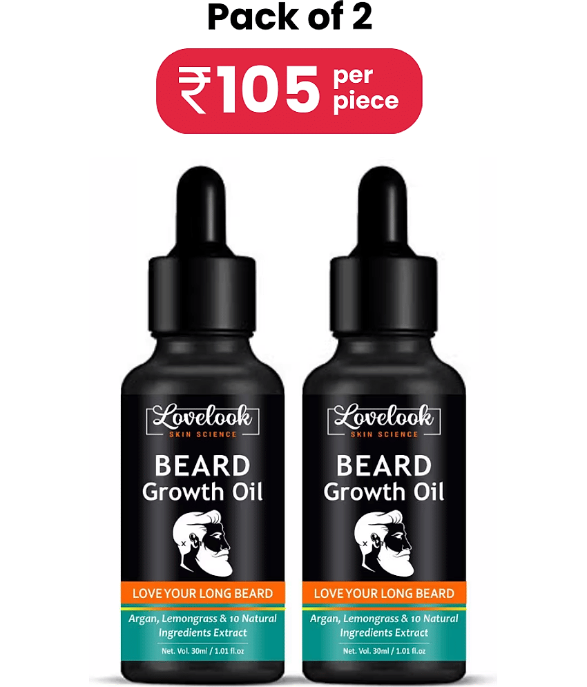 Lovelook - Promotes Beard Growth Bear Oil ( Pack of 2 )