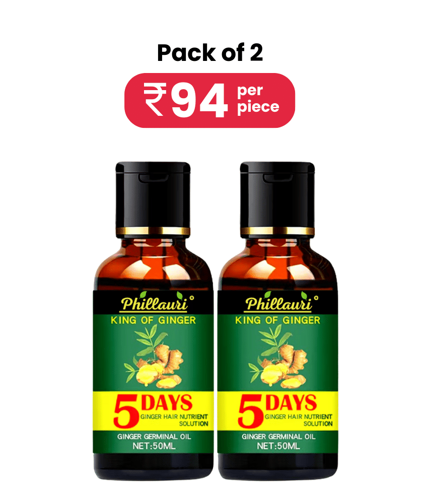    			Phillauri Anti Dandruff Ginger Onion Oil 50 ml ( Pack of 2 )