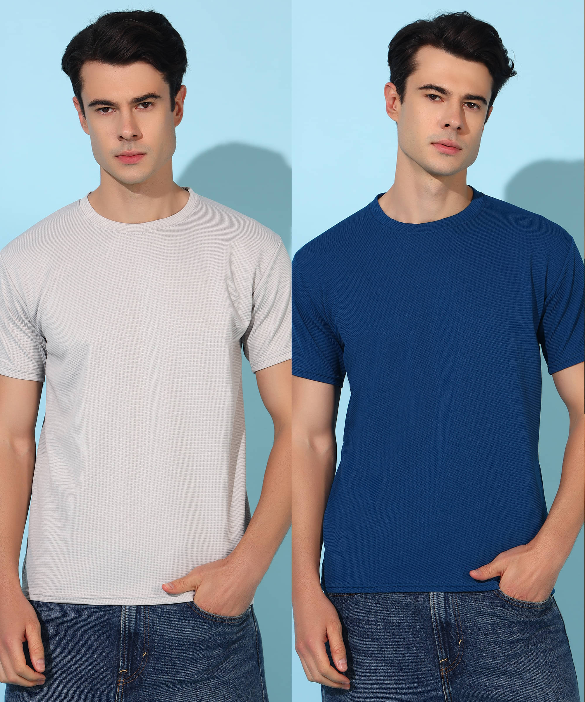 Quin Fletcher Men Polyester Regular Fit Solid T-Shirt ( Multicolor ) Quin Fletcher Men Polyester Regular Fit Solid T-Shirt ( Multicolor )
