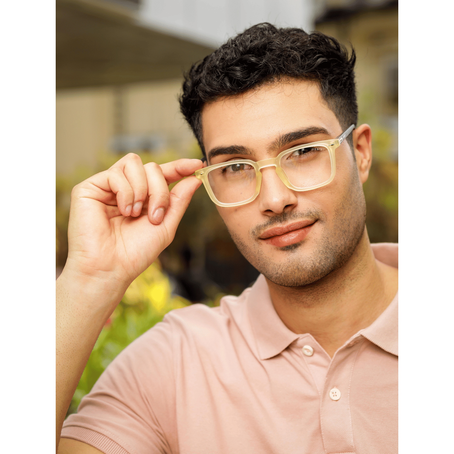     			RESIST EYEWEAR Yellow Rectangular Sunglasses ( Pack of 1 )