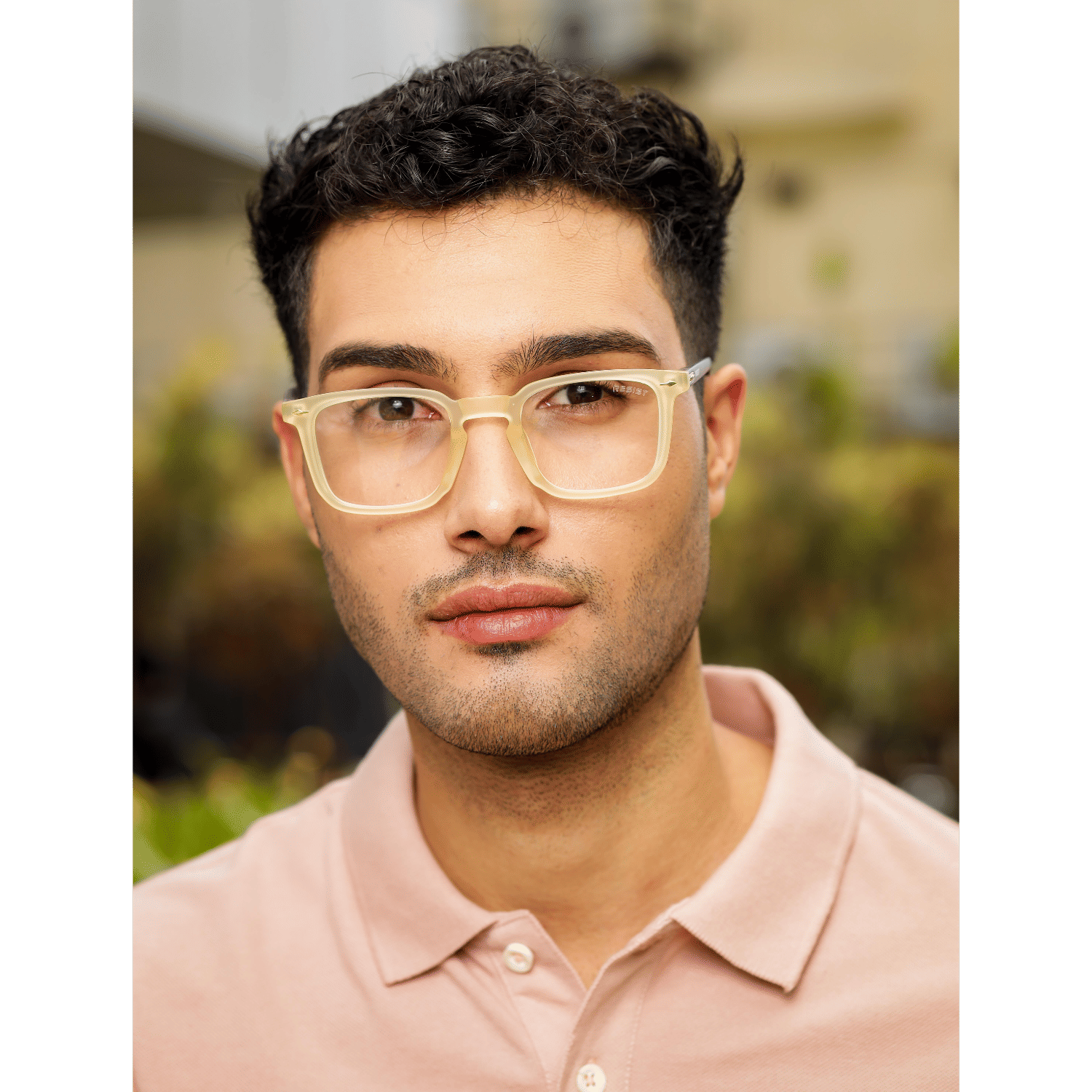     			RESIST EYEWEAR Yellow Rectangular Sunglasses ( Pack of 1 )