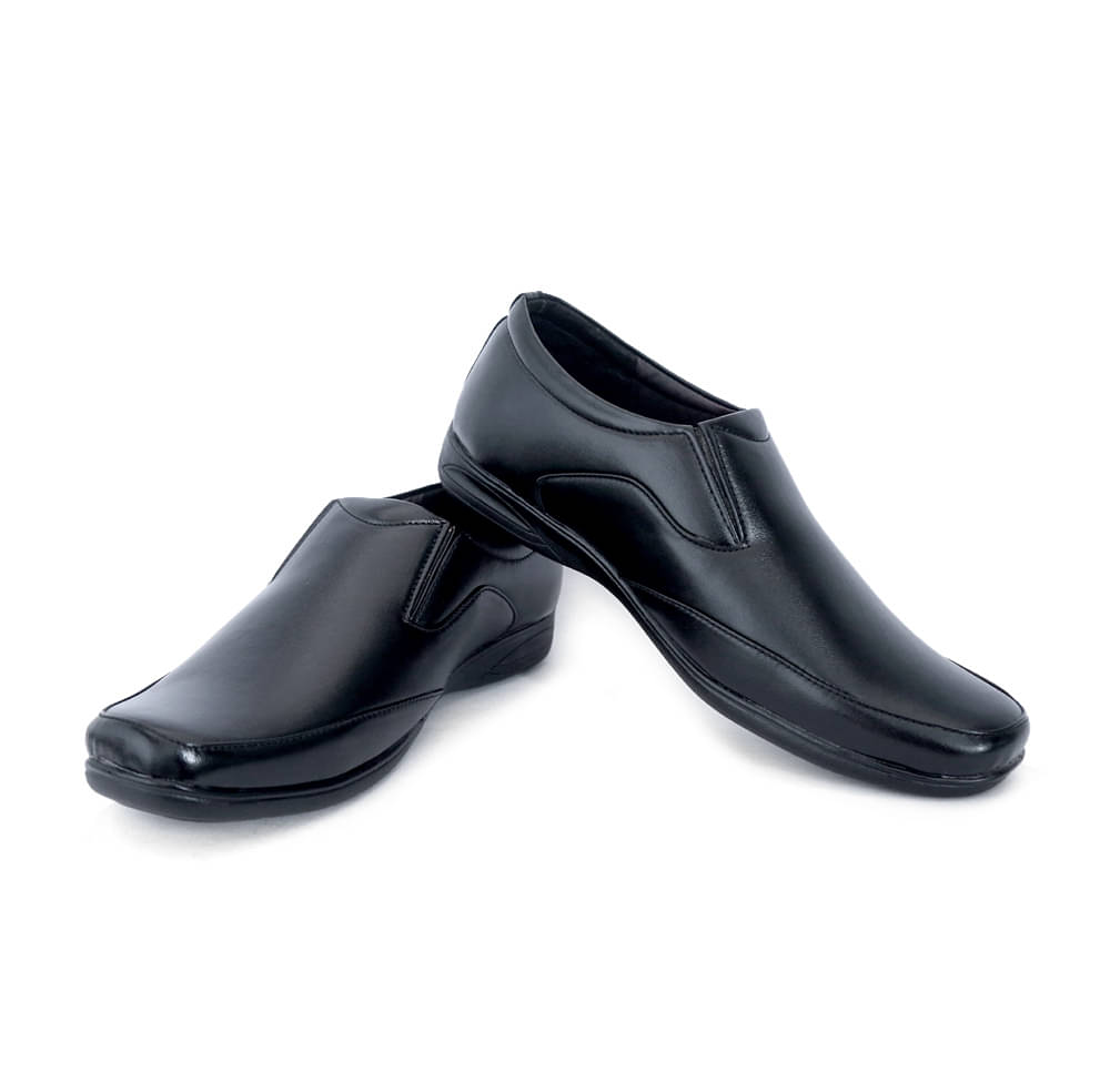     			Sir Mashup Footwear Black Men's Mocassin Formal Shoes