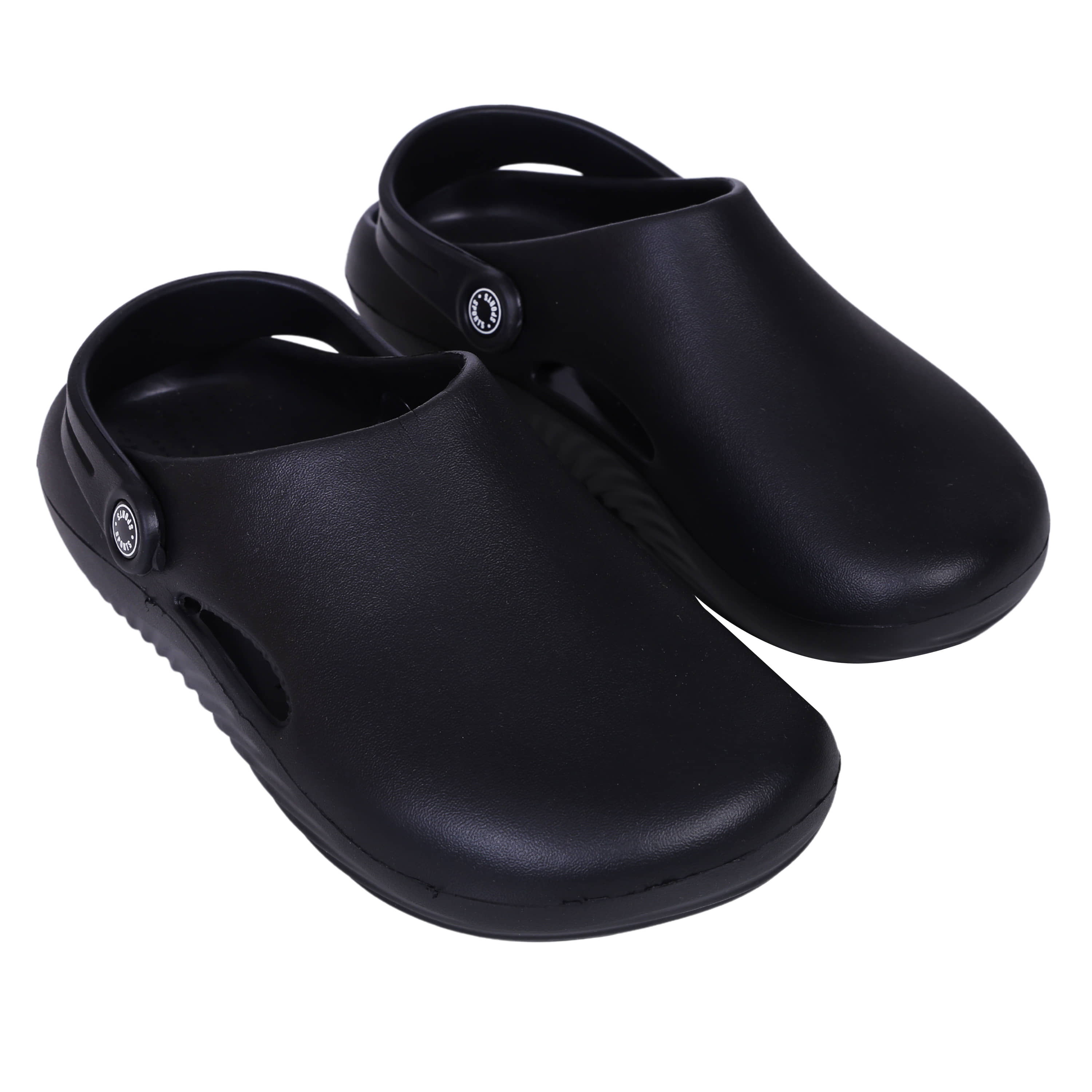 Style Height - Black Men's Clogs