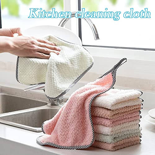     			TISYAA Set of 4 Others Microfiber Kitchen Towel