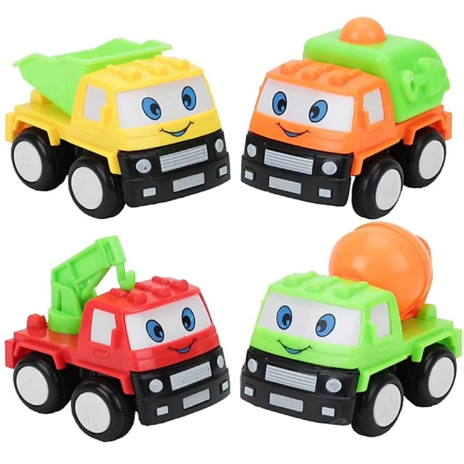 ToyBharat Builder Series Pullback Mini Construction Series | Intractive Toys (Multicolour, Pack of: 4) ToyBharat Builder Series Pullback Mini Construction Series | Intractive Toys (Multicolour, Pack of: 4)