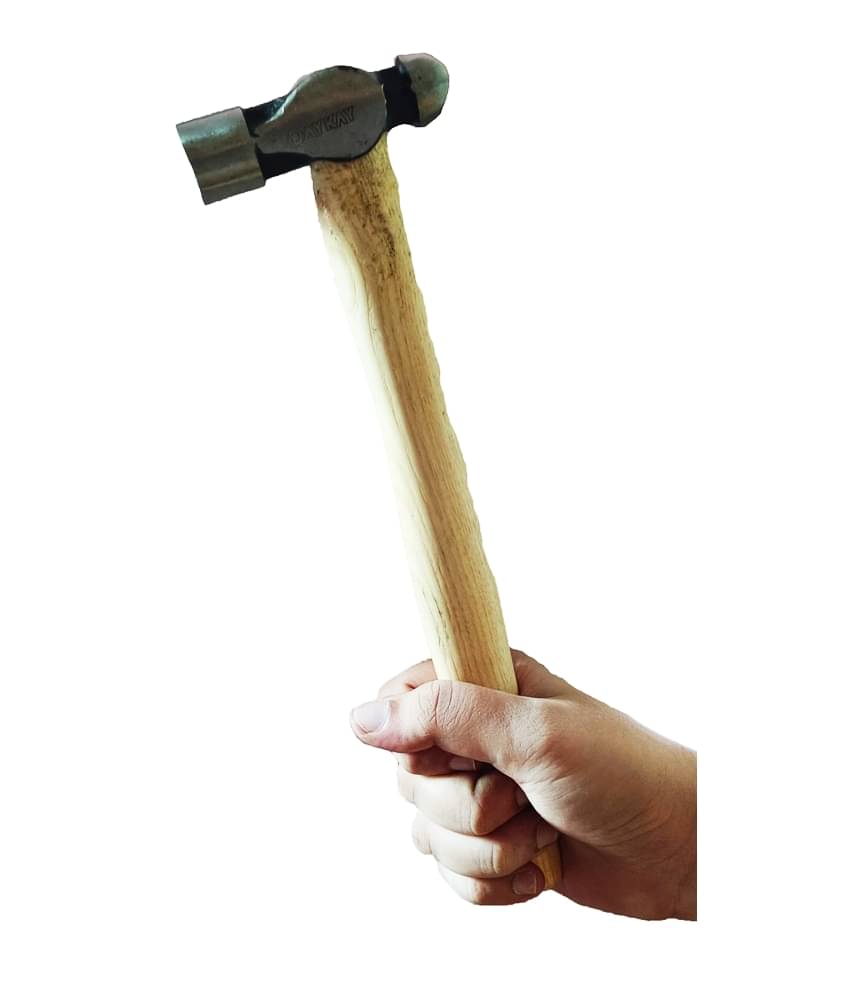     			heavy duty home repair tool ergonomic grip Wooden Handle Hammer 200gm oaykay tools