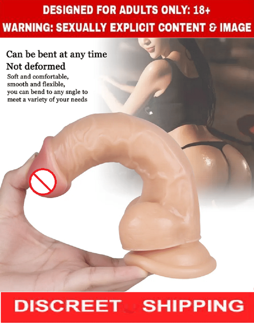 5 Inch Anal and Pussy Flexible C Shape Penis Dildo With Perfect Suction Cup By Kamveda