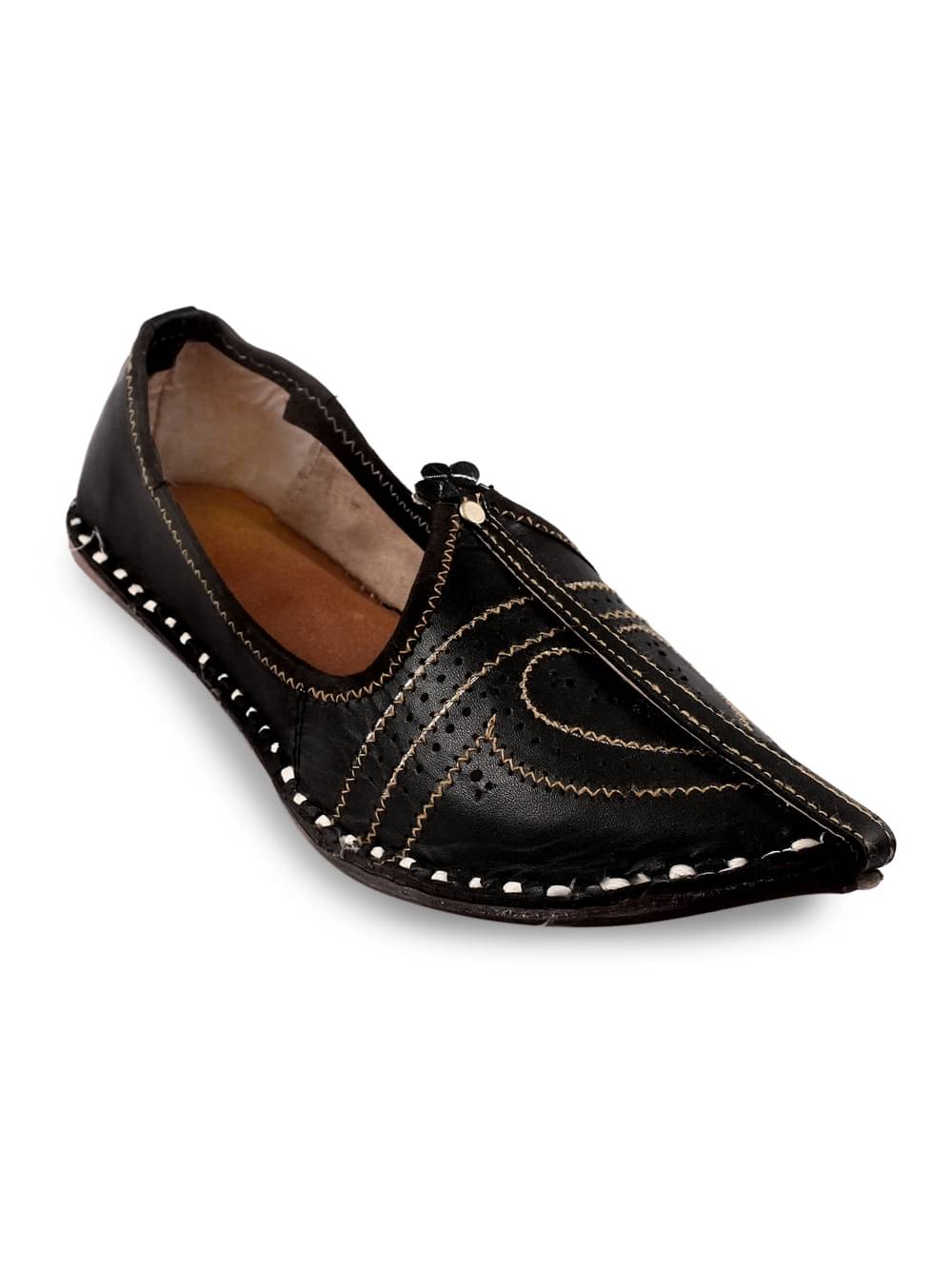     			Anjaneya Creations Black Men's Mojaris