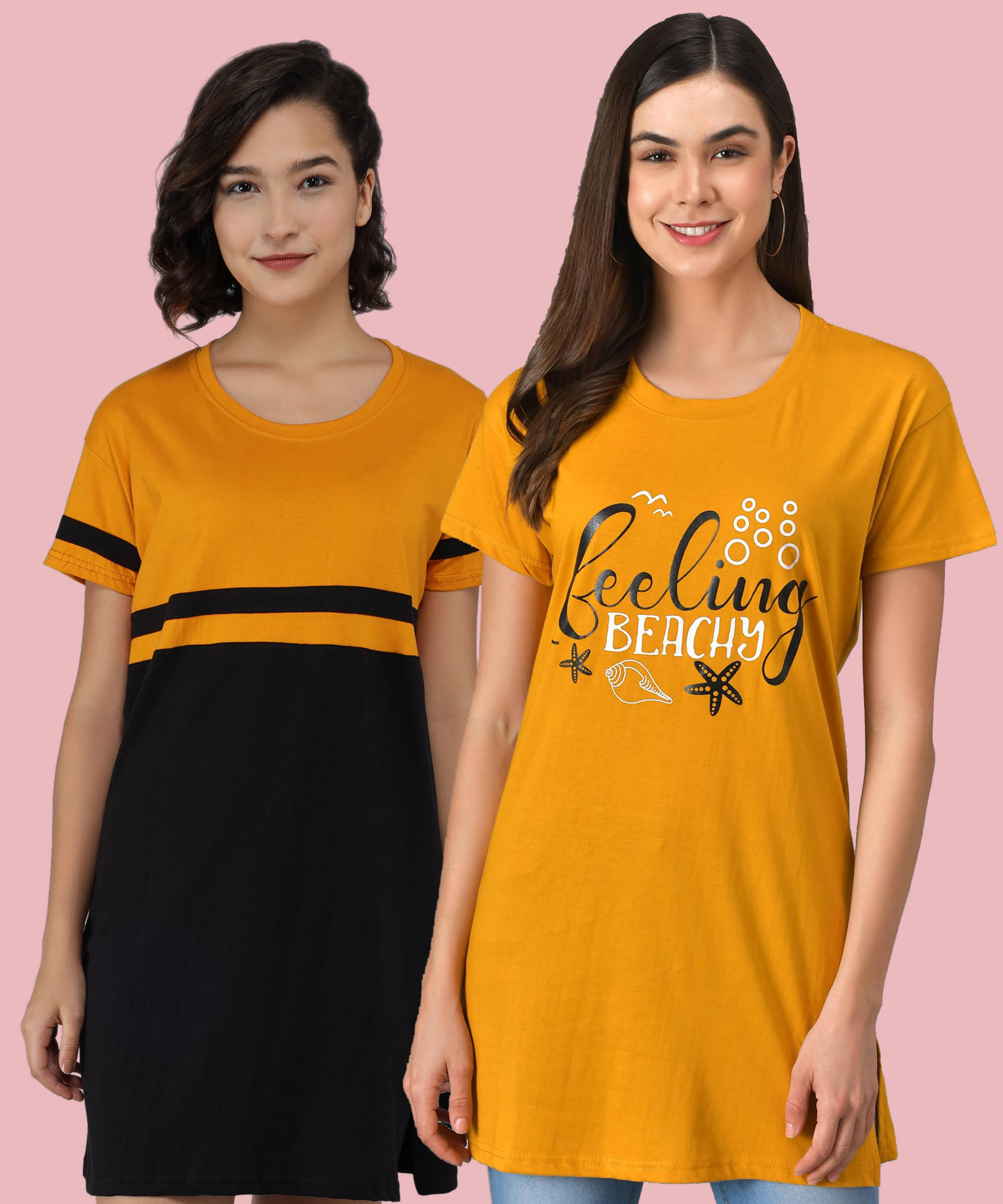     			GRAND MALBORK Women Cotton Printed Regular Fit Round Neck T-Shirt ( Multicolor )