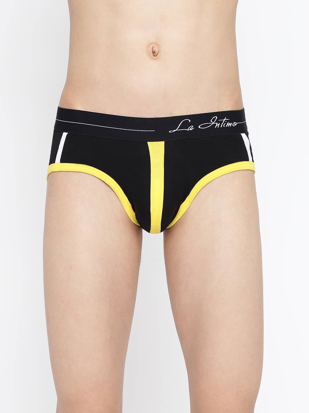 La Intimo Pack of 1 Lycra Briefs For Men's ( Black ) La Intimo Pack of 1 Lycra Briefs For Men's ( Black )