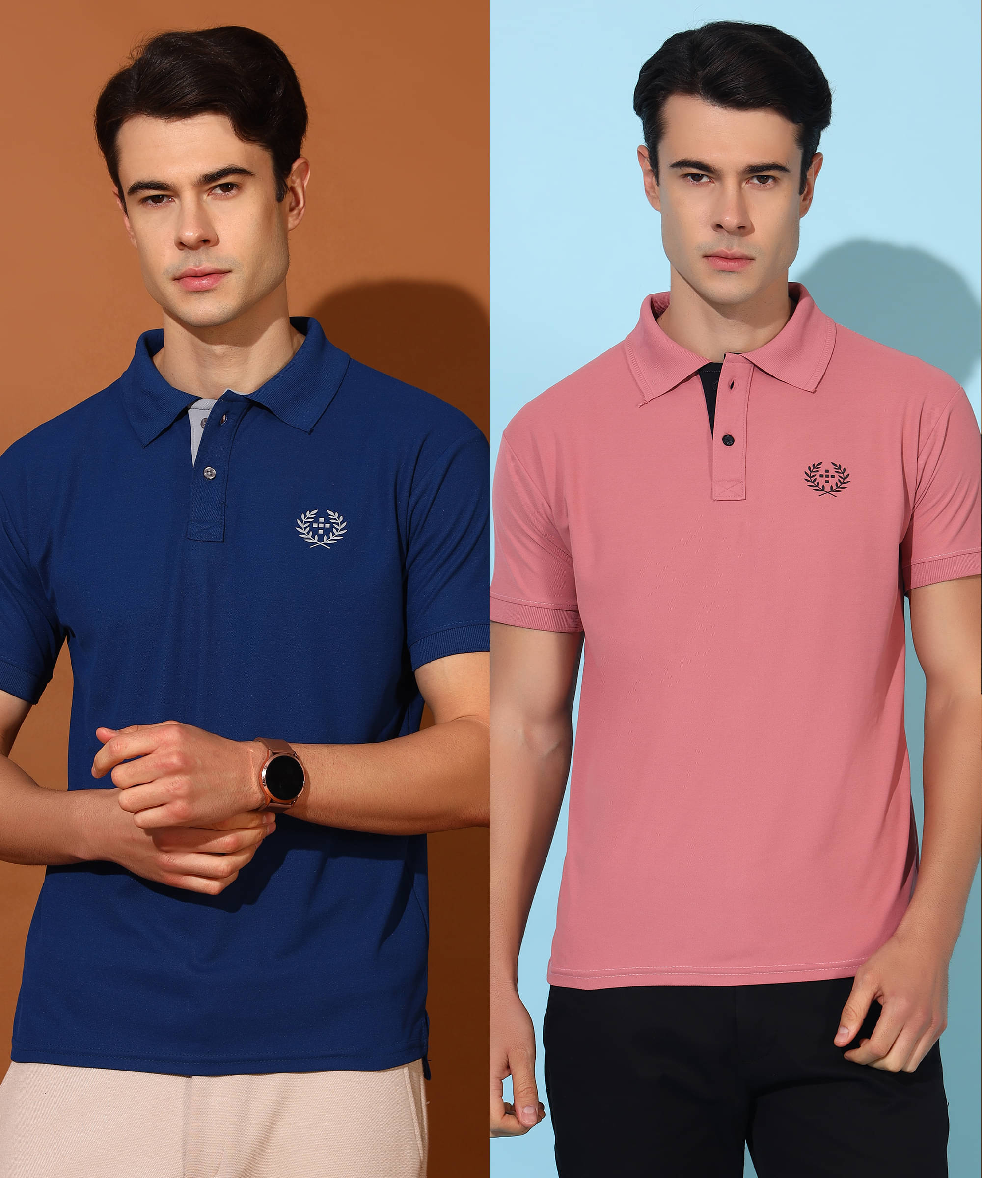 Quin Fletcher Men Polyester Regular Fit Solid Polo T Shirt ( Multicolor ) Quin Fletcher Men Polyester Regular Fit Solid Polo T Shirt ( Multicolor )