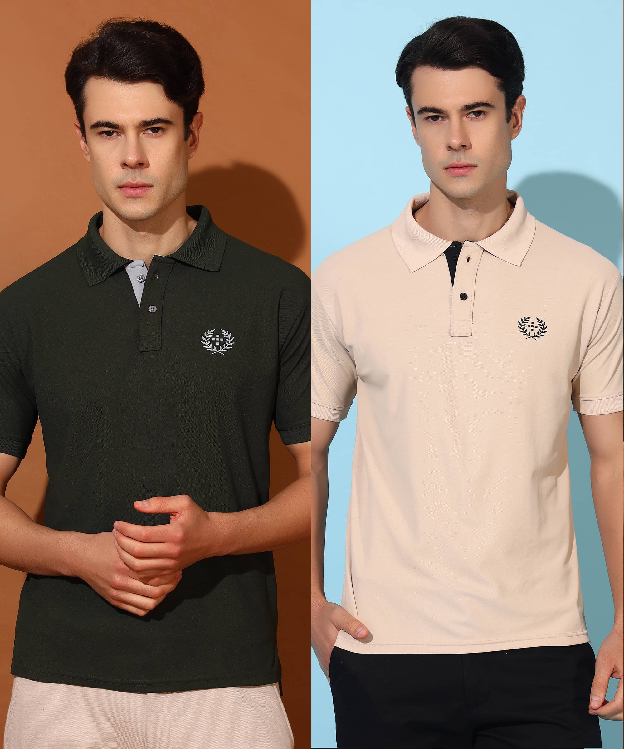 Quin Fletcher Men Polyester Regular Fit Solid Polo T Shirt ( Multicolor ) Quin Fletcher Men Polyester Regular Fit Solid Polo T Shirt ( Multicolor )