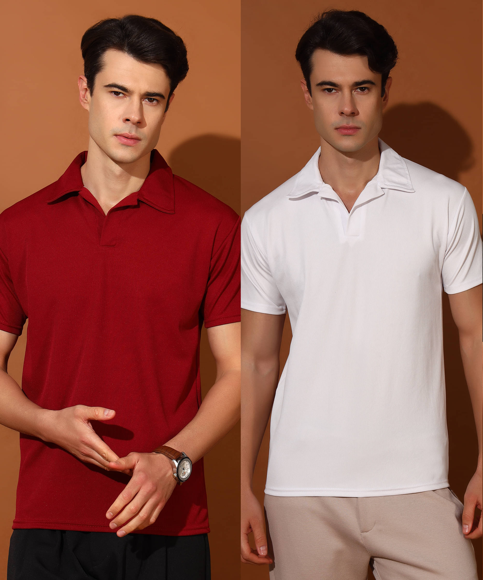 Quin Fletcher Men Polyester Regular Fit Solid Polo T Shirt ( Multicolor ) Quin Fletcher Men Polyester Regular Fit Solid Polo T Shirt ( Multicolor )