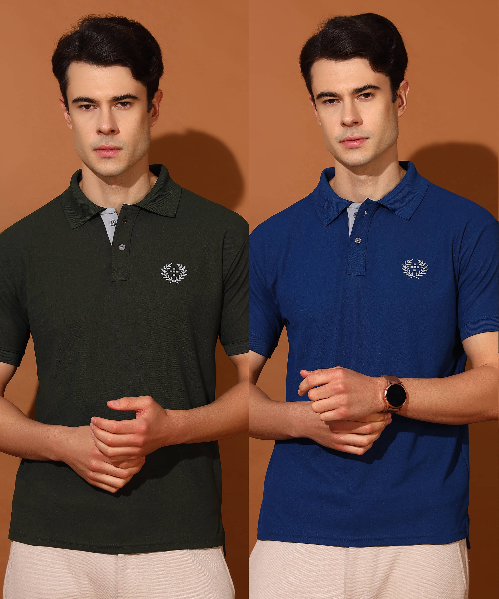     			Quin Fletcher Men Polyester Regular Fit Solid Polo T Shirt ( Multicolor )