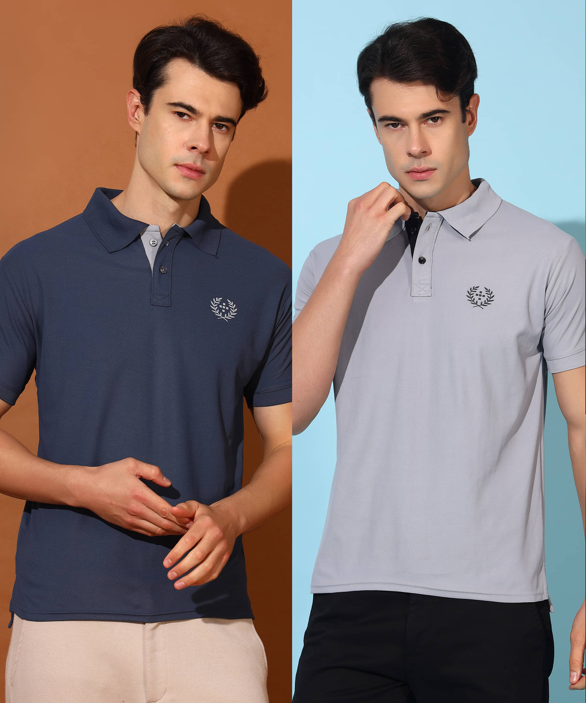     			Quin Fletcher Men Polyester Regular Fit Solid Polo T Shirt ( Multicolor )