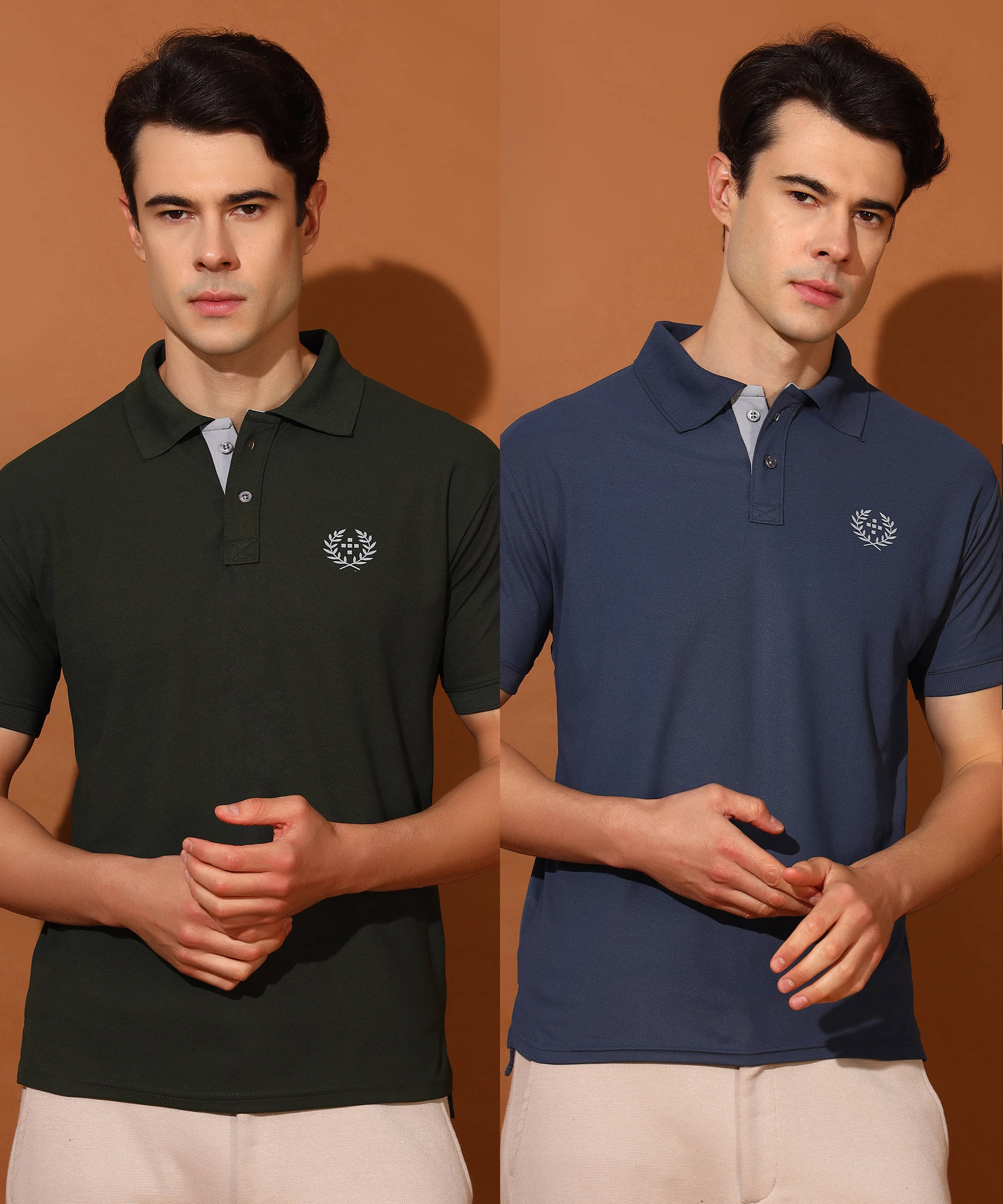     			Quin Fletcher Men Polyester Regular Fit Solid Polo T Shirt ( Multicolor )