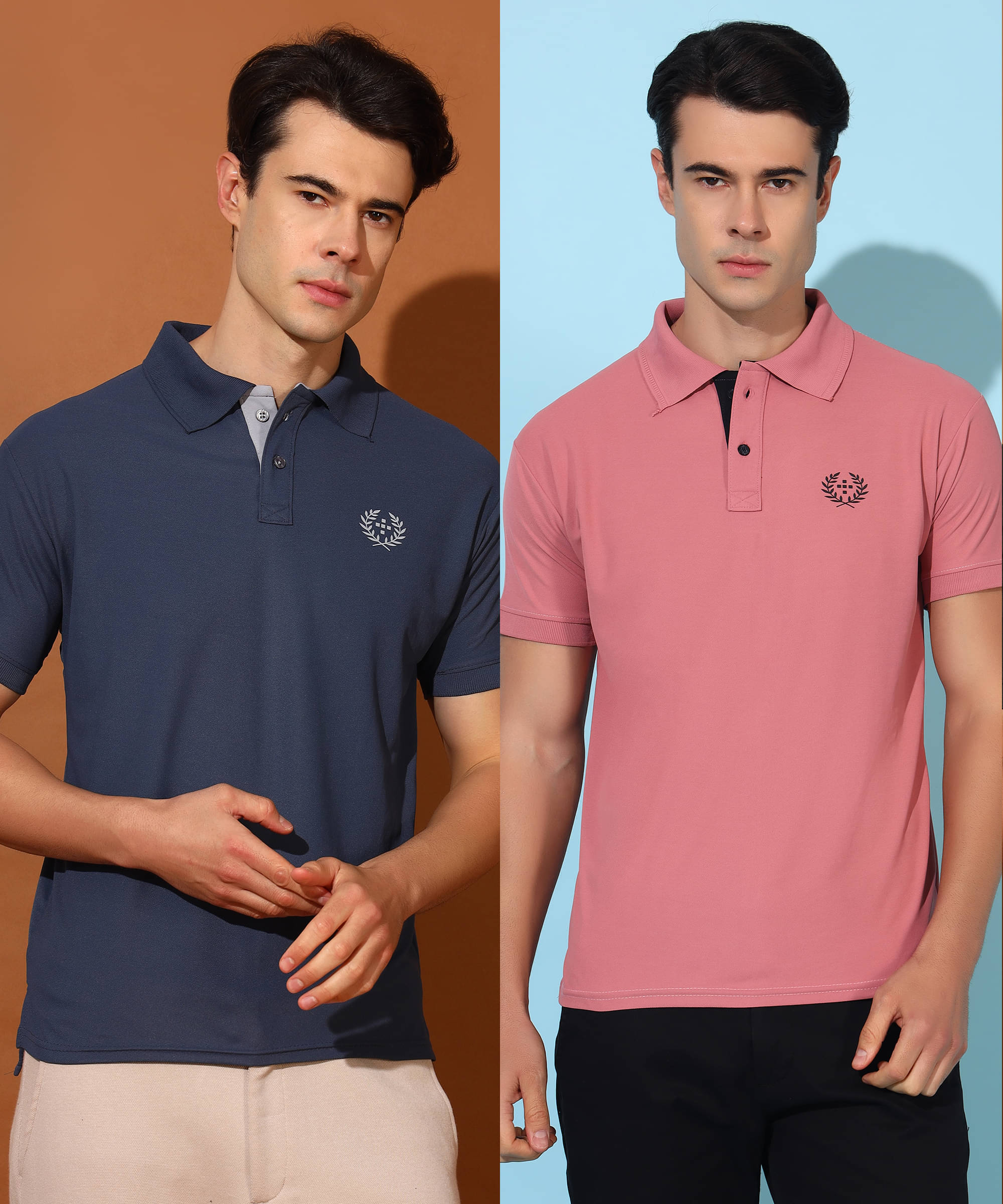 Quin Fletcher Men Polyester Regular Fit Solid Polo T Shirt ( Multicolor ) Quin Fletcher Men Polyester Regular Fit Solid Polo T Shirt ( Multicolor )