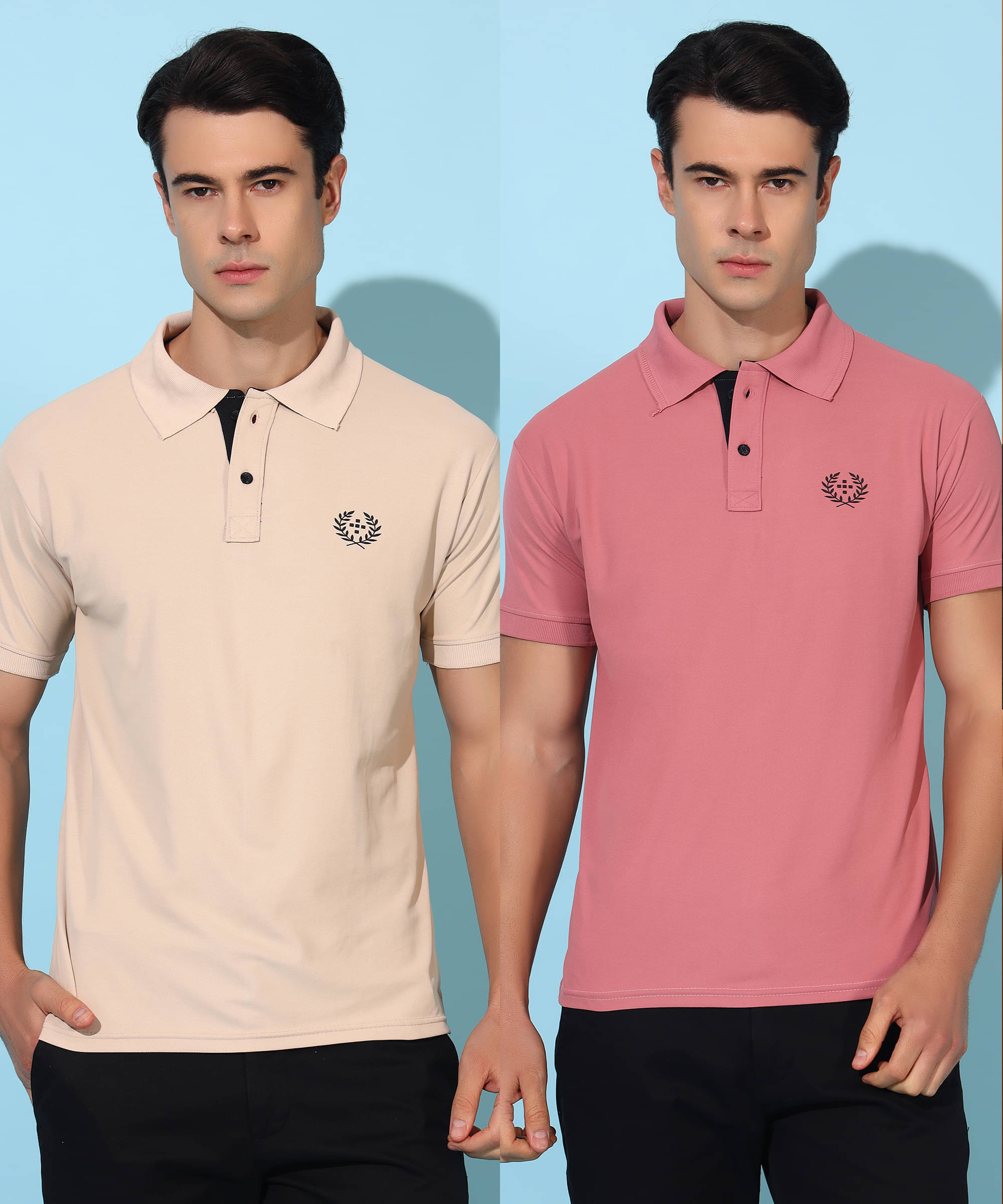    			Quin Fletcher Men Polyester Regular Fit Solid Polo T Shirt ( Multicolor )