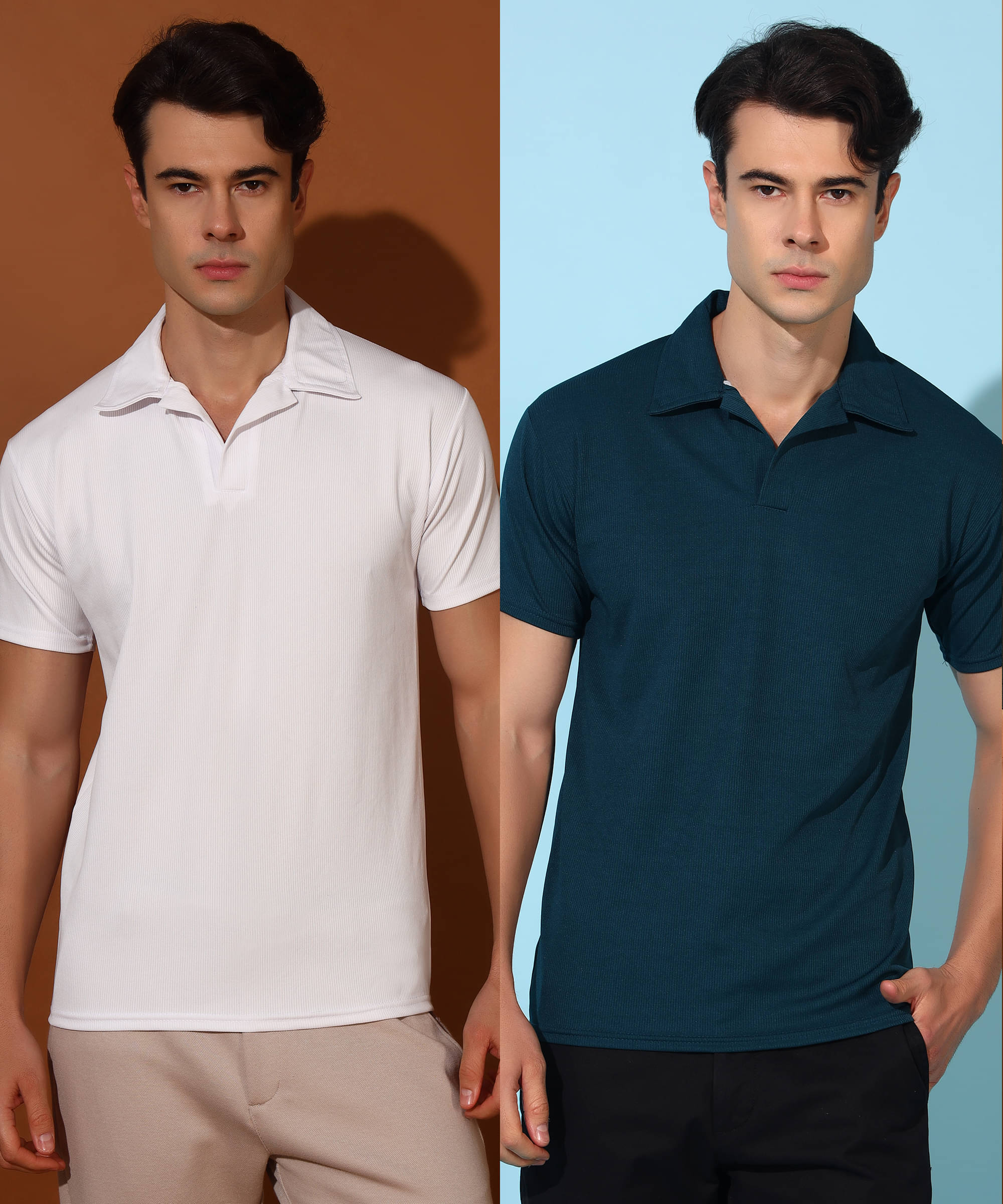 Quin Fletcher Men Polyester Regular Fit Solid Polo T Shirt ( Multicolor ) Quin Fletcher Men Polyester Regular Fit Solid Polo T Shirt ( Multicolor )