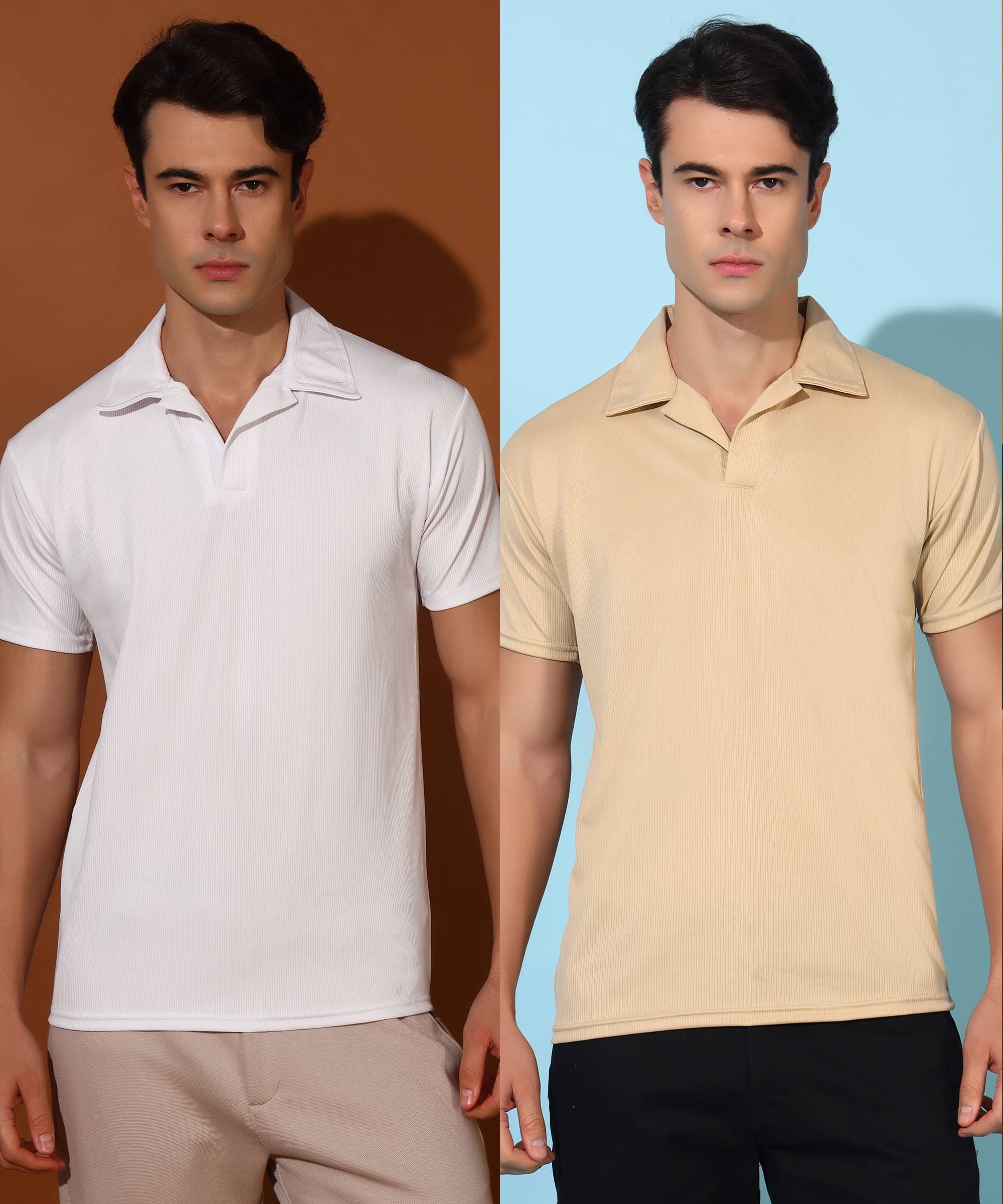     			Quin Fletcher Men Polyester Regular Fit Solid Polo T Shirt ( Multicolor )