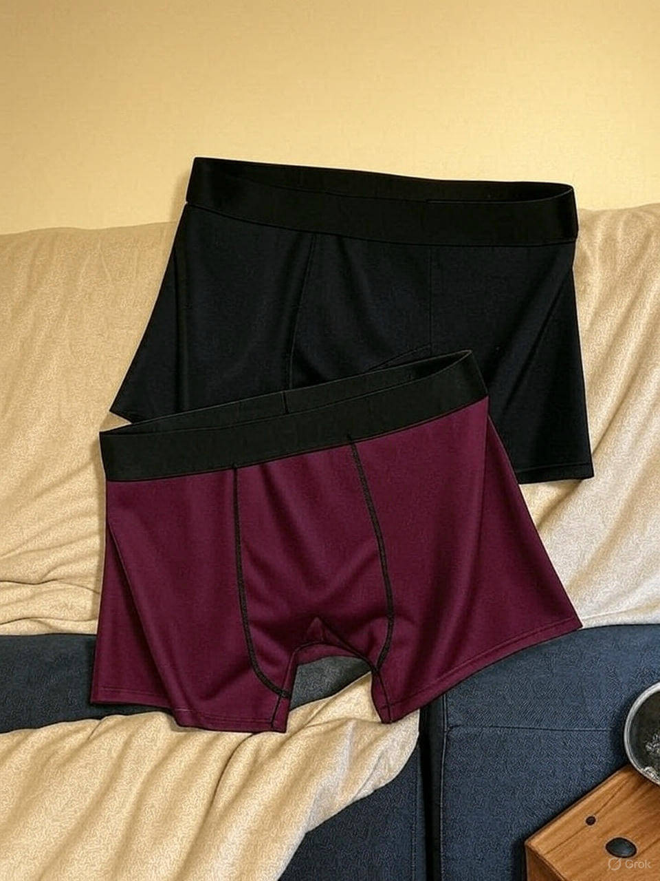     			TEHSVA Pack of 2 Lycra Trunks For Men's ( Black )