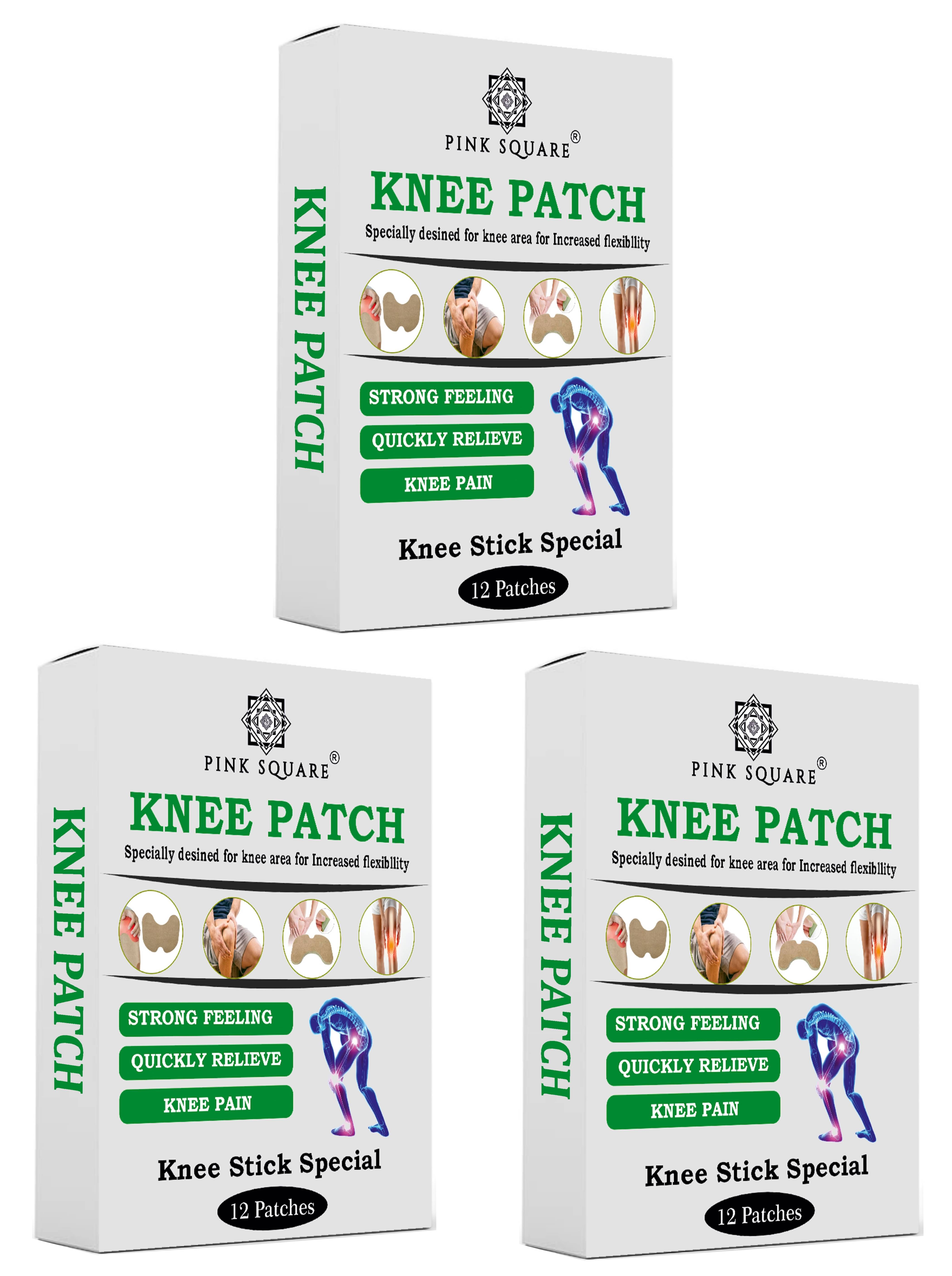     			pink square Pain Relief Patch ( Pack of 3 )
