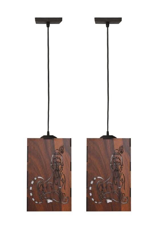 AFAST Wood Black Ceiling Lights - Pack of 2 AFAST Wood Black Ceiling Lights - Pack of 2