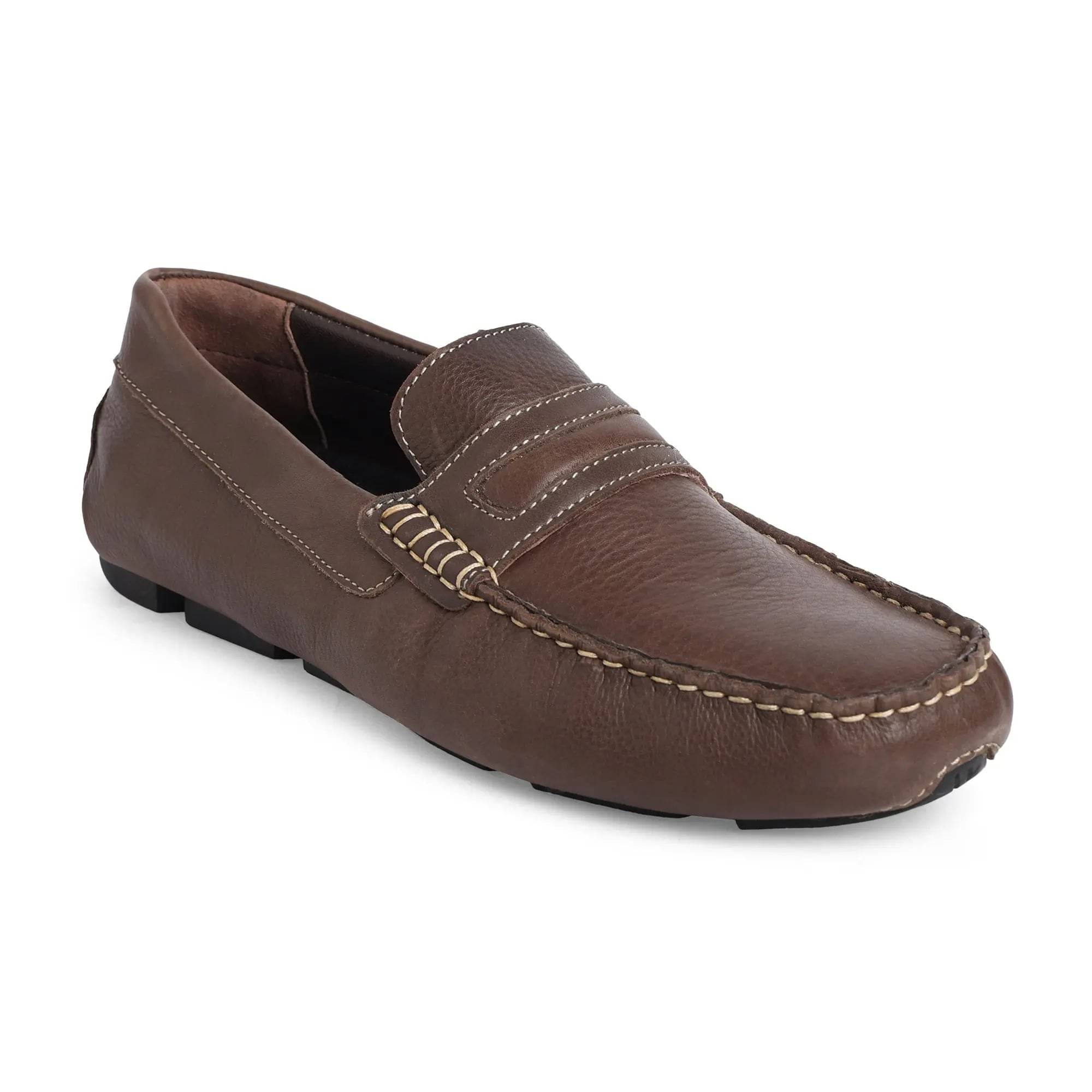 ERGON EM-01 Men's Casual Brown Shoes Brown Men's Slip-on Shoes ERGON EM-01 Men's Casual Brown Shoes Brown Men's Slip-on Shoes